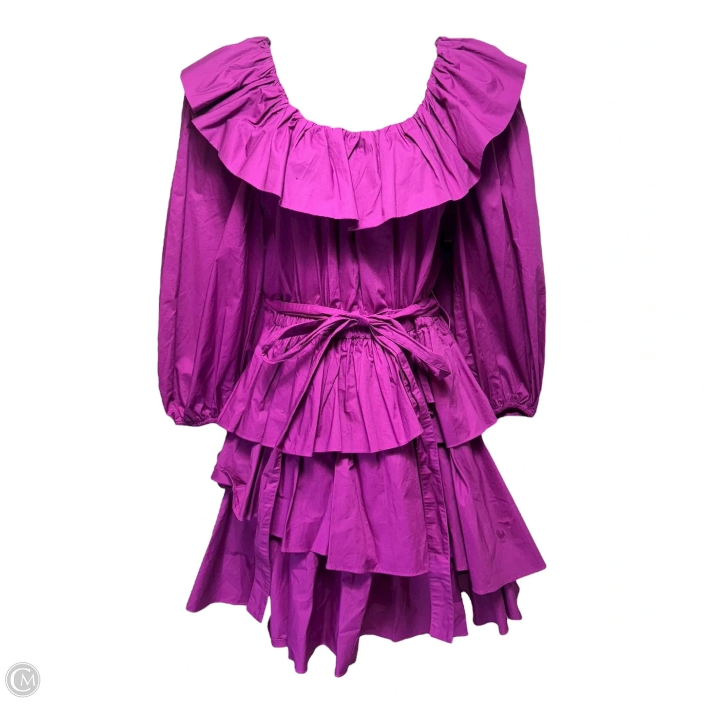Giselle Tiered Mini Dress By Ulla Johnson In Purple, Size: 4