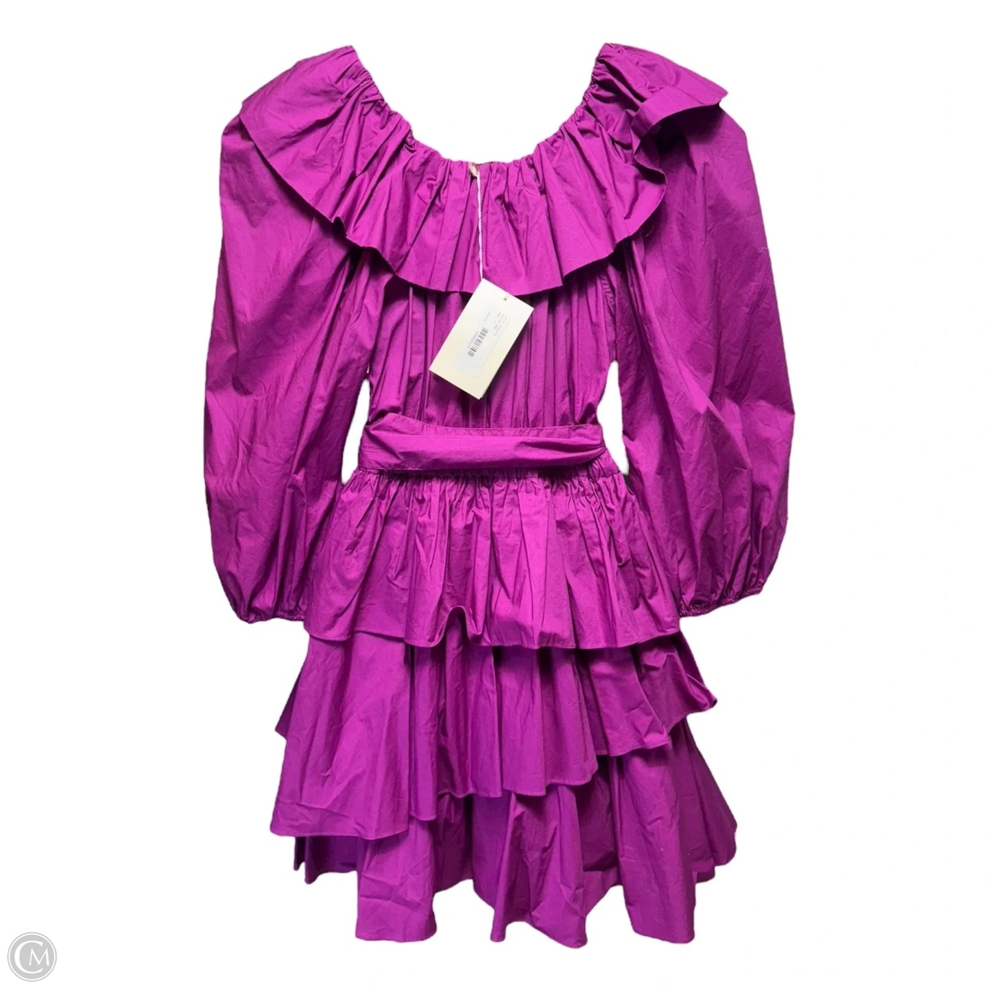 Giselle Tiered Mini Dress By Ulla Johnson In Purple, Size: 4