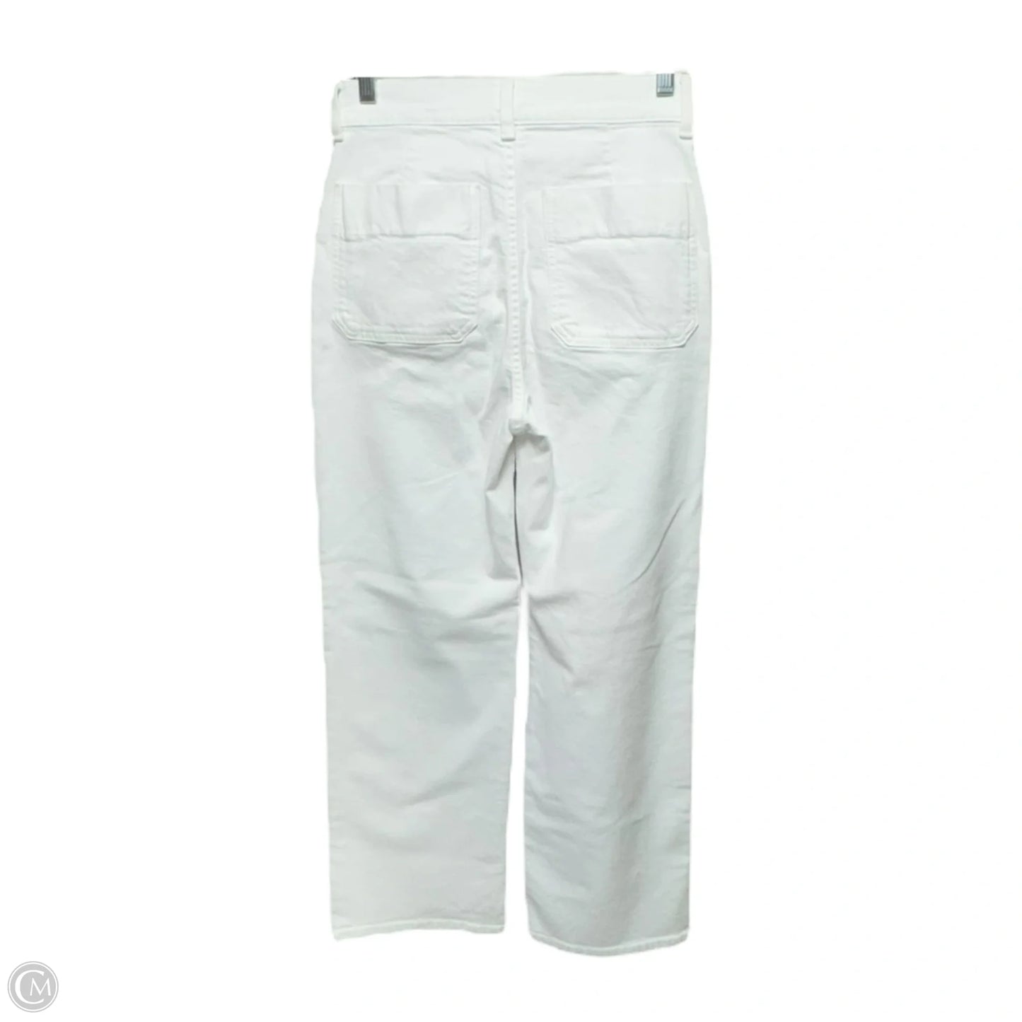 Slim Wide Leg Jean By J. Crew In White, Size: 0/25