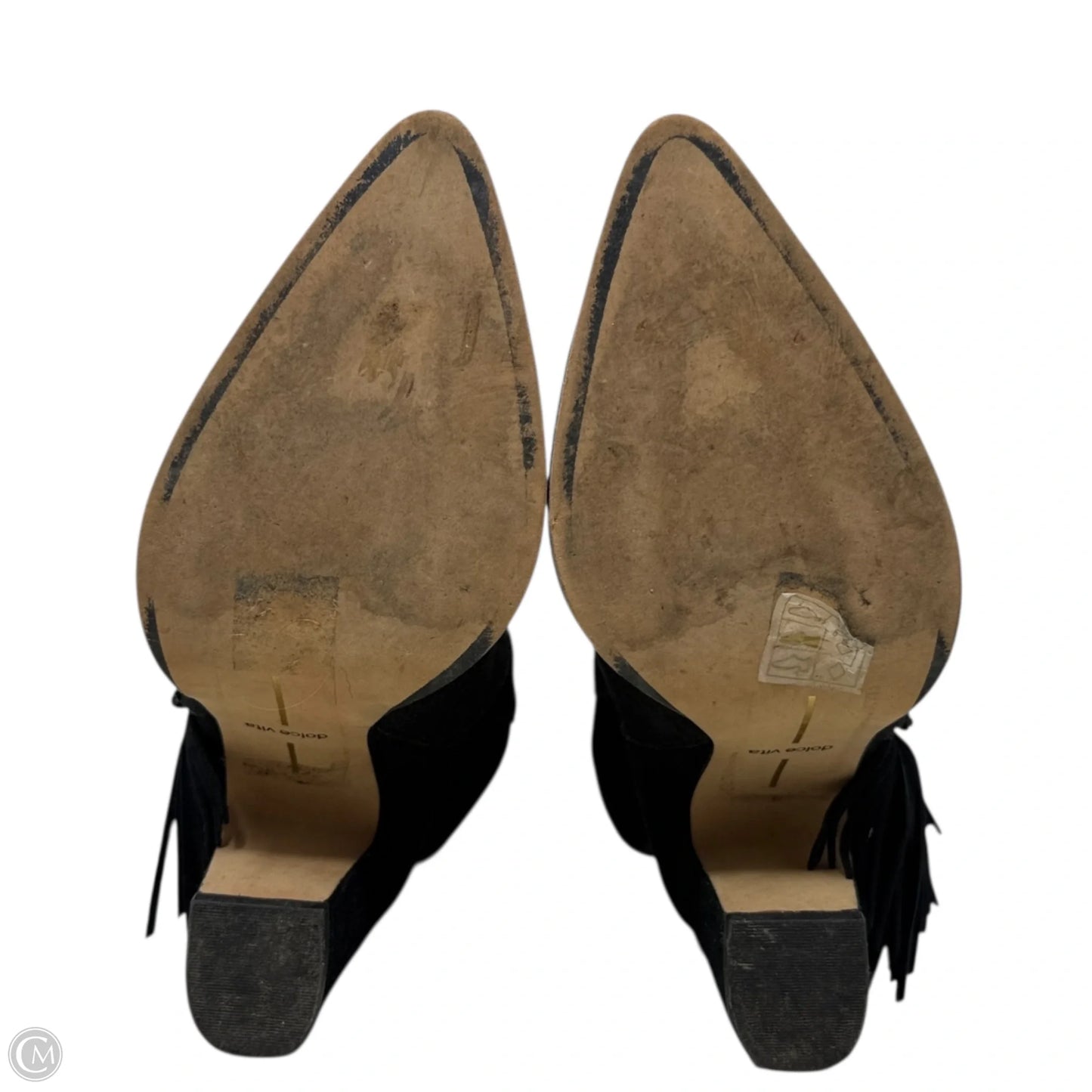 Ileen Suede Fringe Boots By Dolce Vita In Black, Size: 8