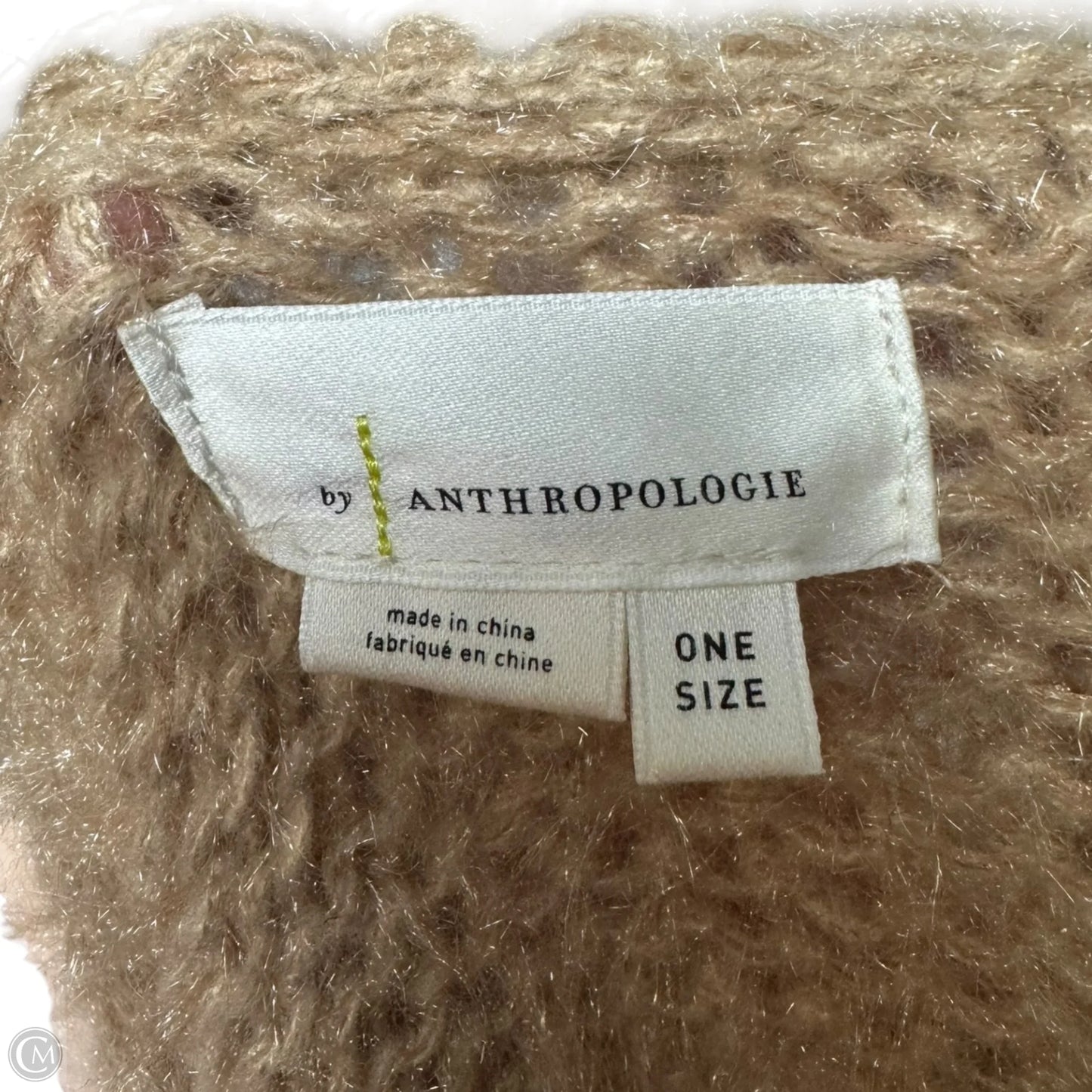 Sweater Cardigan By Anthropologie In Pink & Tan, Size: Osfm