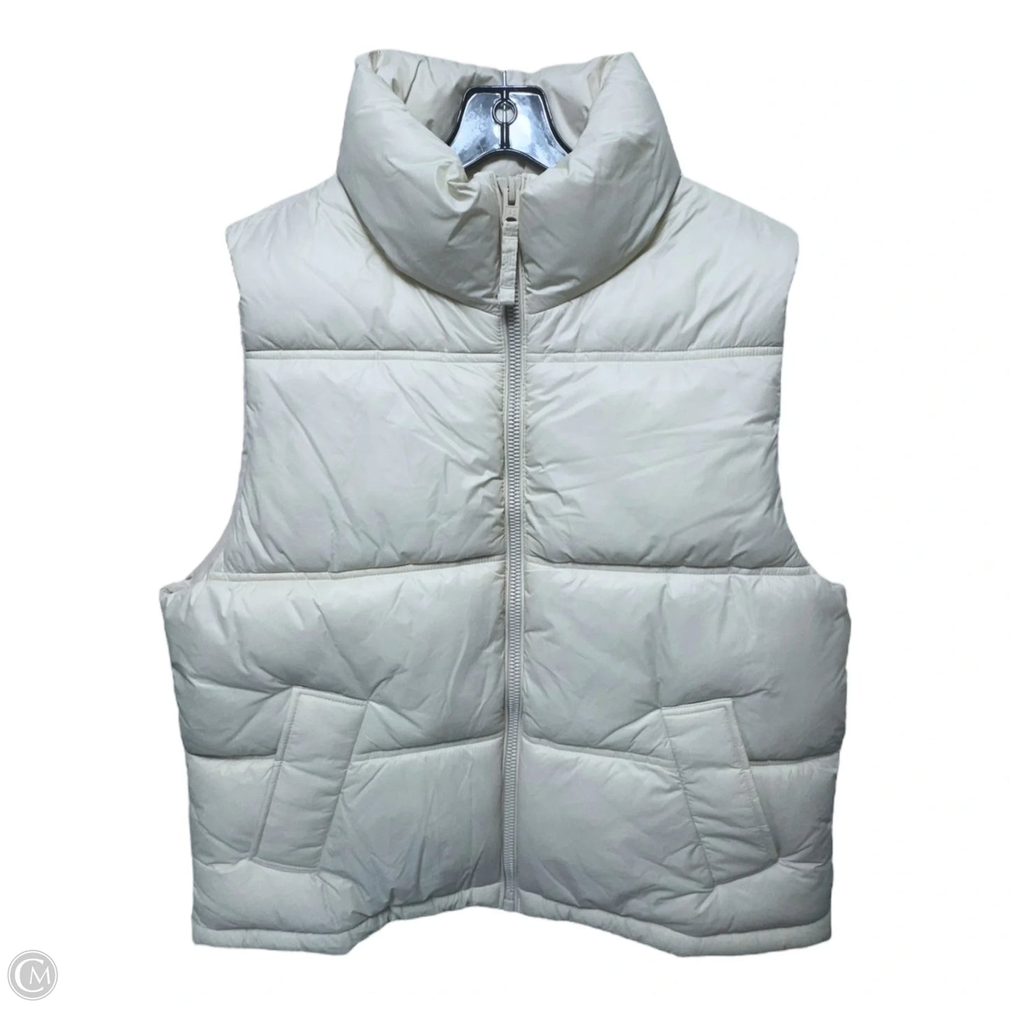 Vest Puffer & Quilted By American Eagle In Cream, Size: M