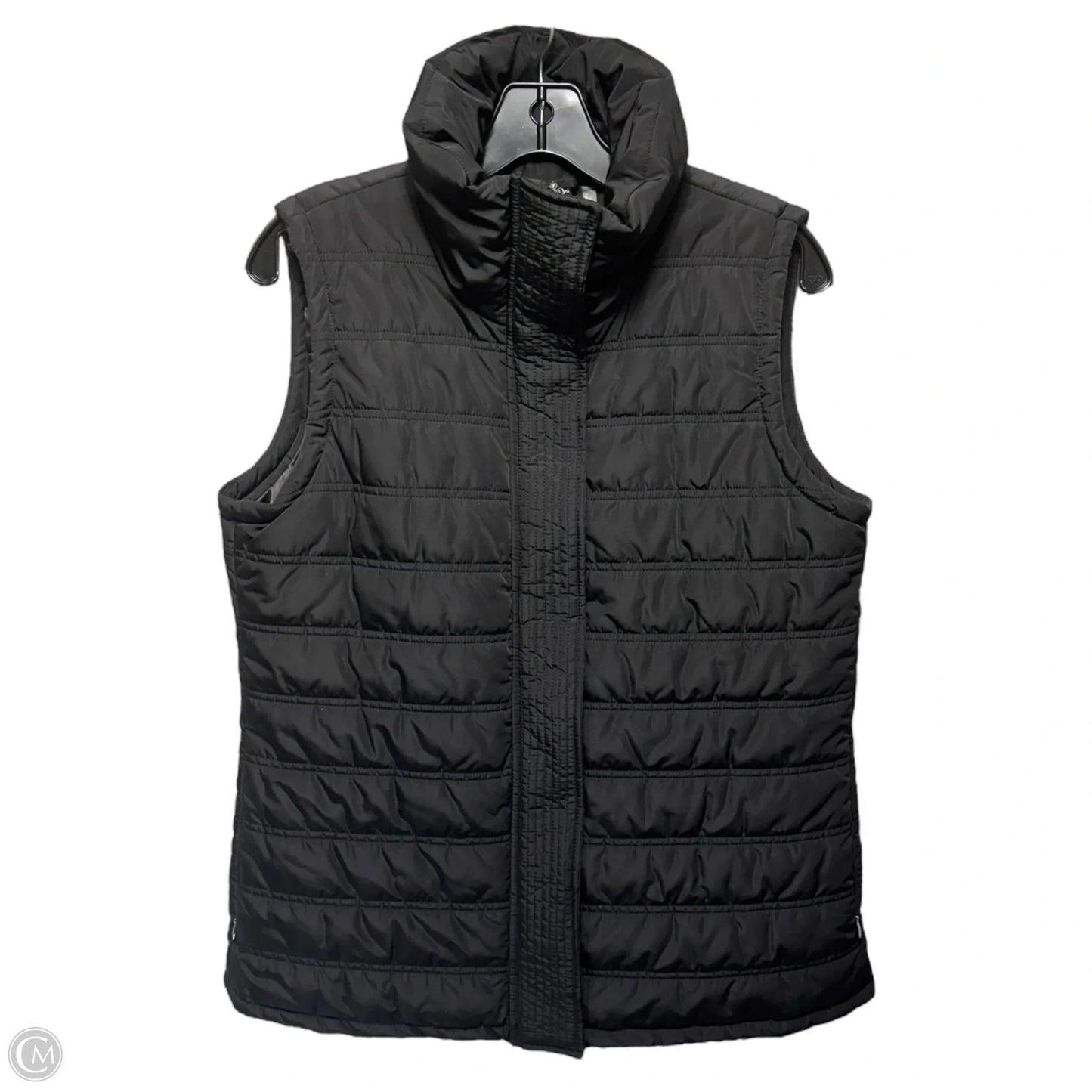 Vest Puffer & Quilted By Calvin Klein In Black, Size: M