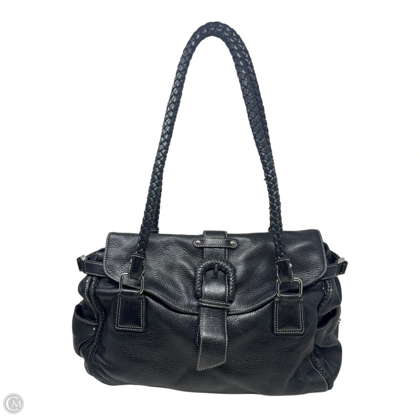 Tahoe Hobo Handbag Leather By Donald Pliner, Size: Large