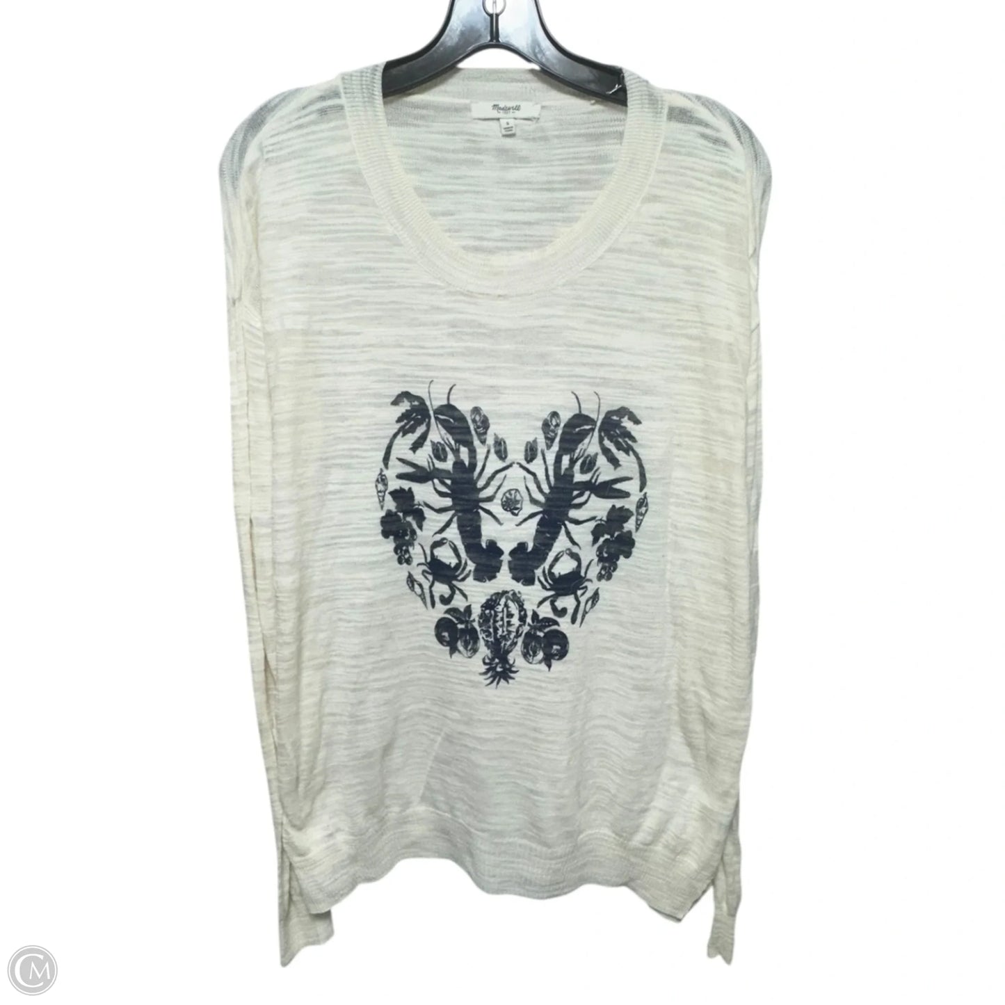 Sweater By Madewell In Cream, Size: S