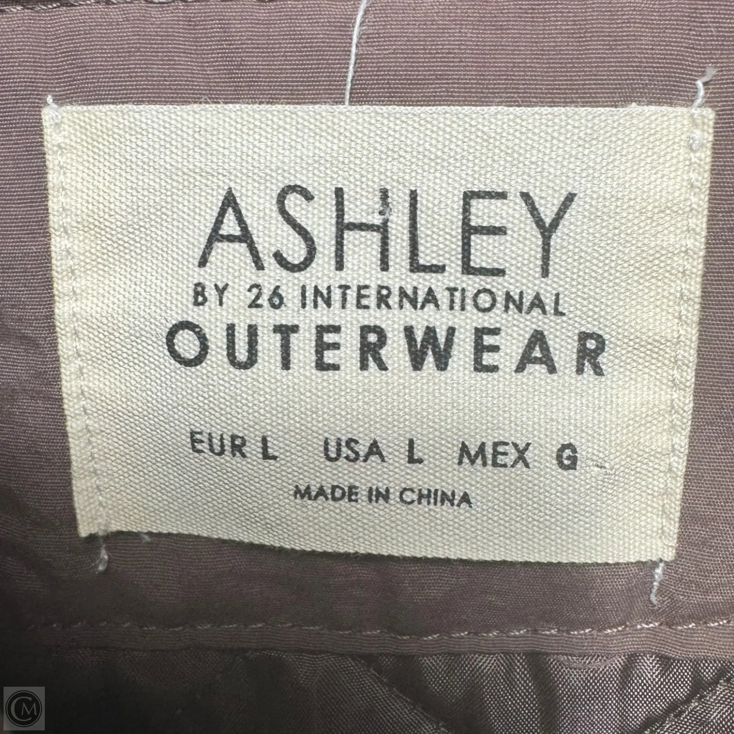 Diamond Quilted Jacket By Ashley By 26 International In Brown, Size: L