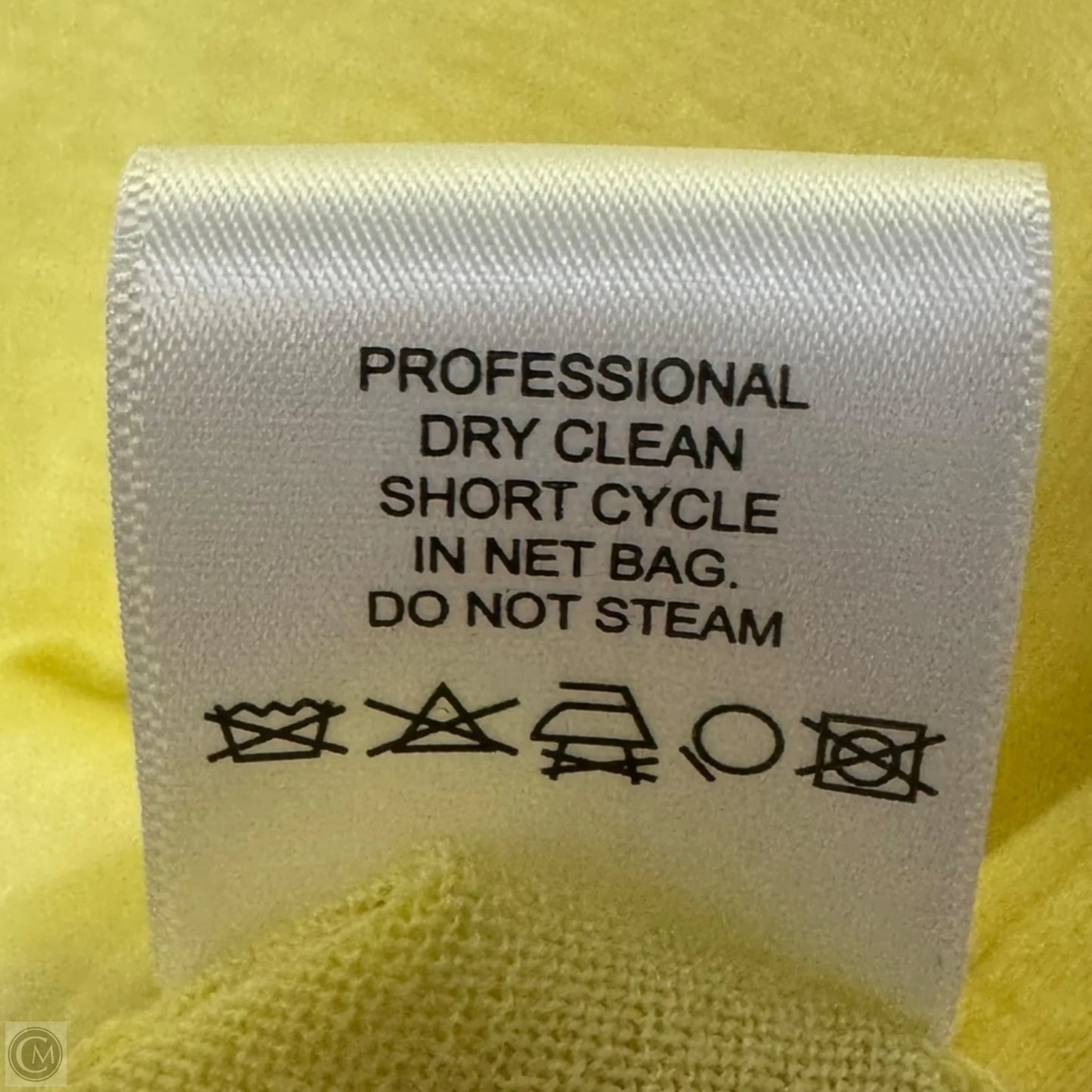 Cashmere Tank Top By Carlisle In Yellow, Size: XL