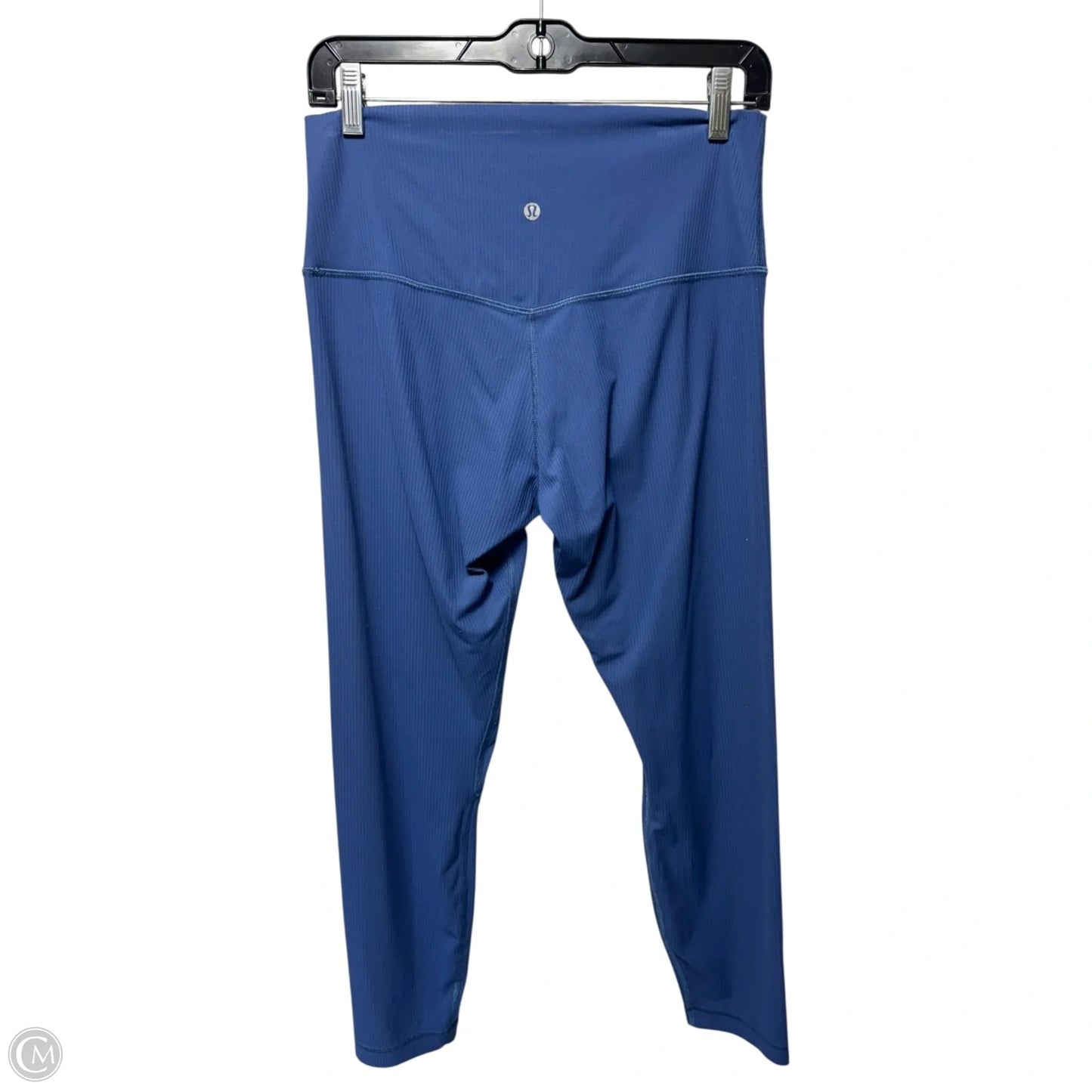 Ribbed Athletic Leggings By Lululemon In Blue, Size: 10
