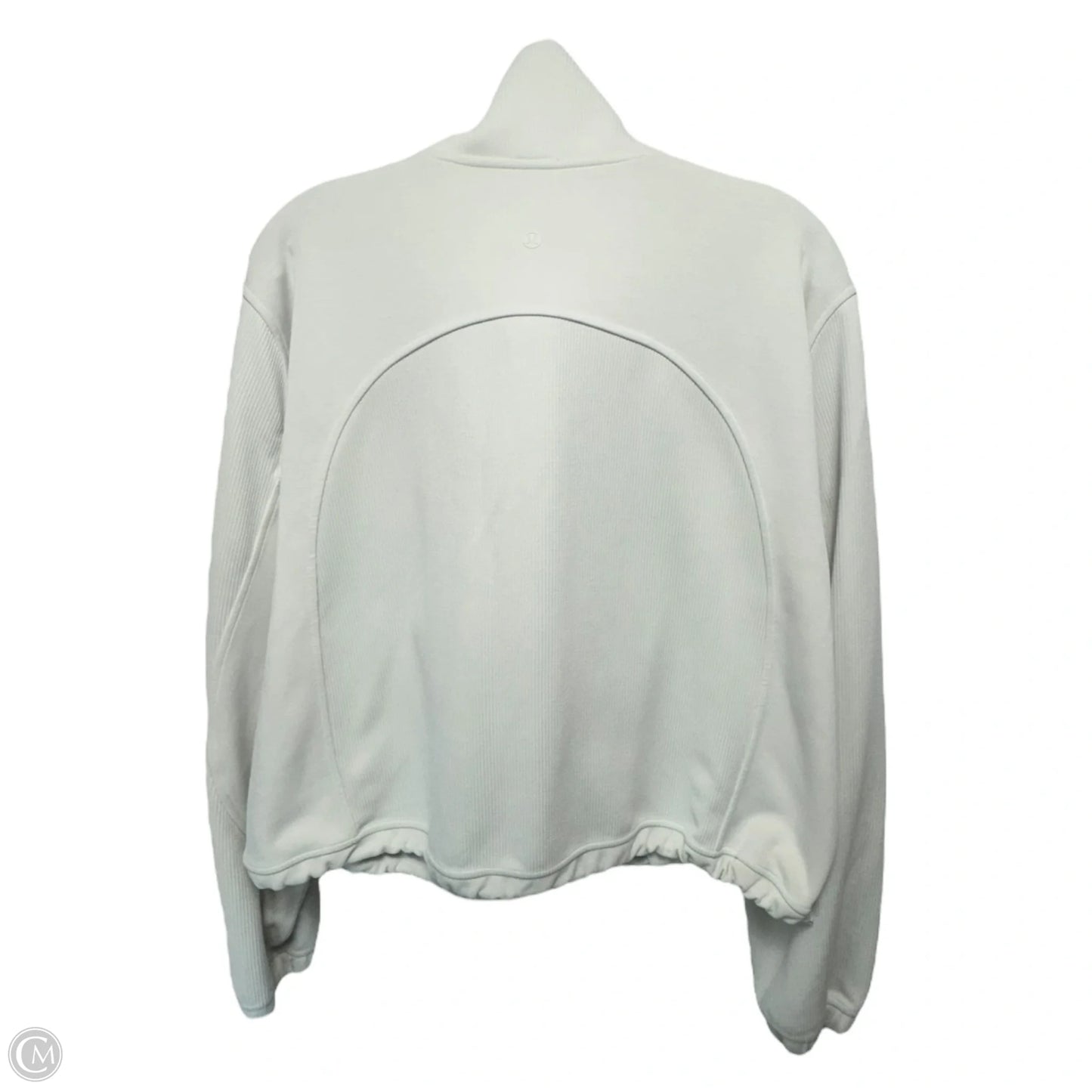Athletic Sweatshirt Collar By Lululemon In Ivory, Size: 12