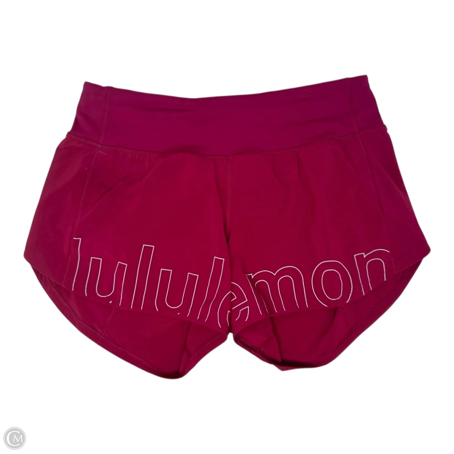 Athletic Shorts By Lululemon In Red, Size: 6