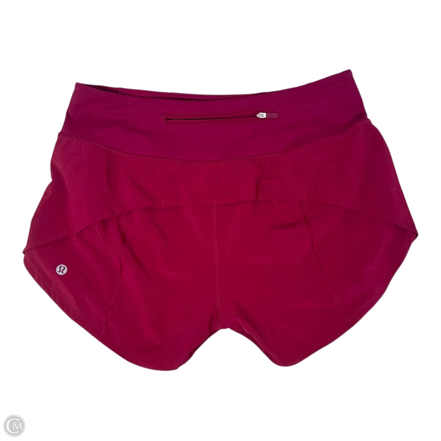 Athletic Shorts By Lululemon In Red, Size: 6