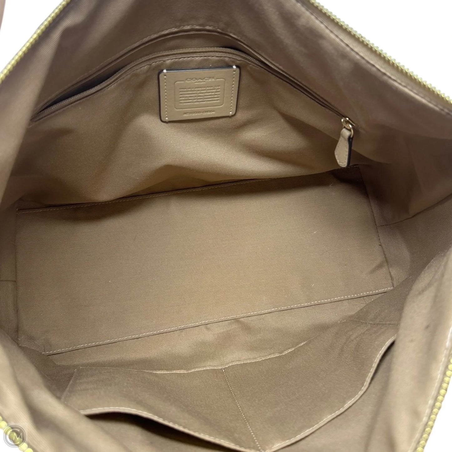 Signature Gallery Tote Designer By Coach, Size: Medium