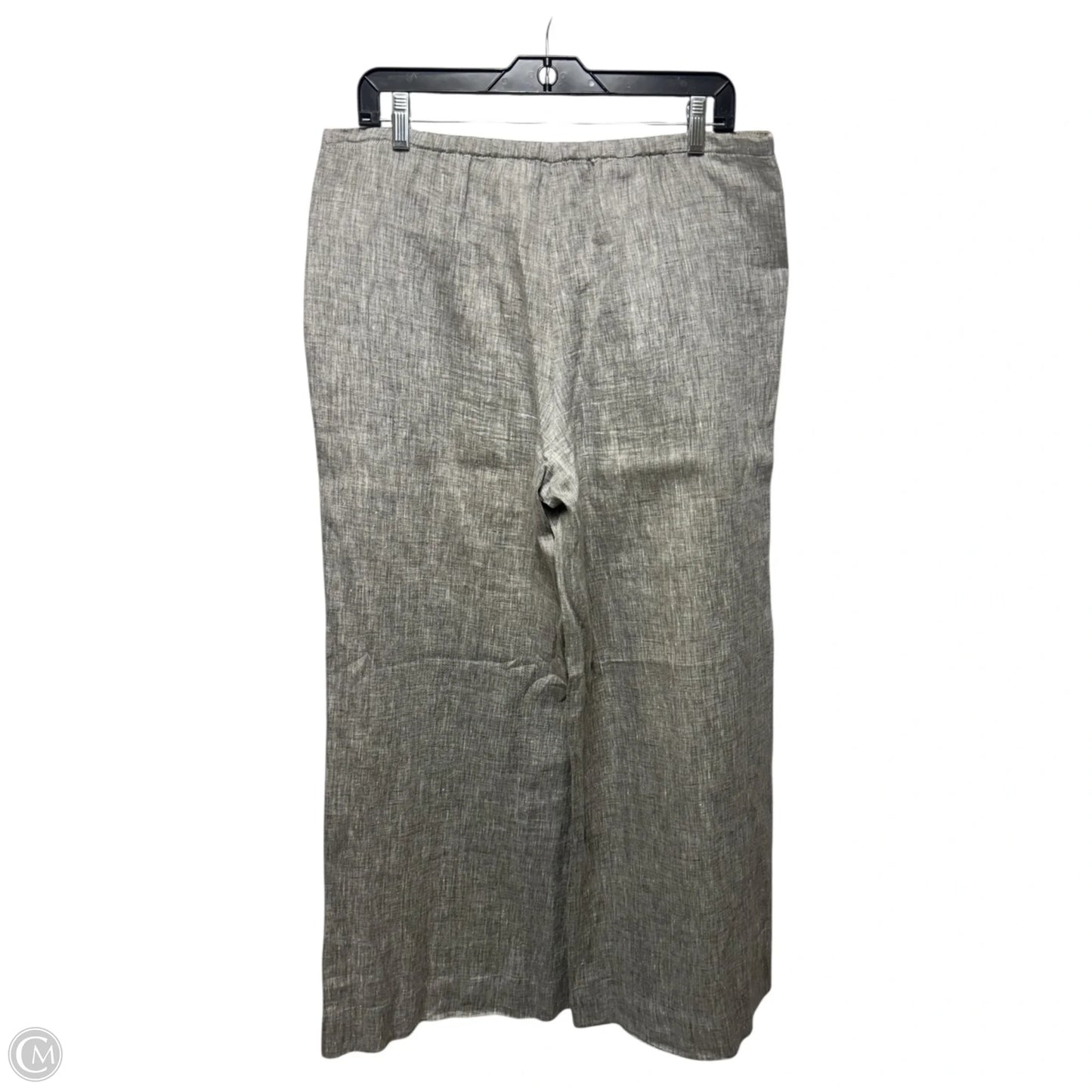 Linen Pants Designer By Lafayette 148 In Grey, Size: S