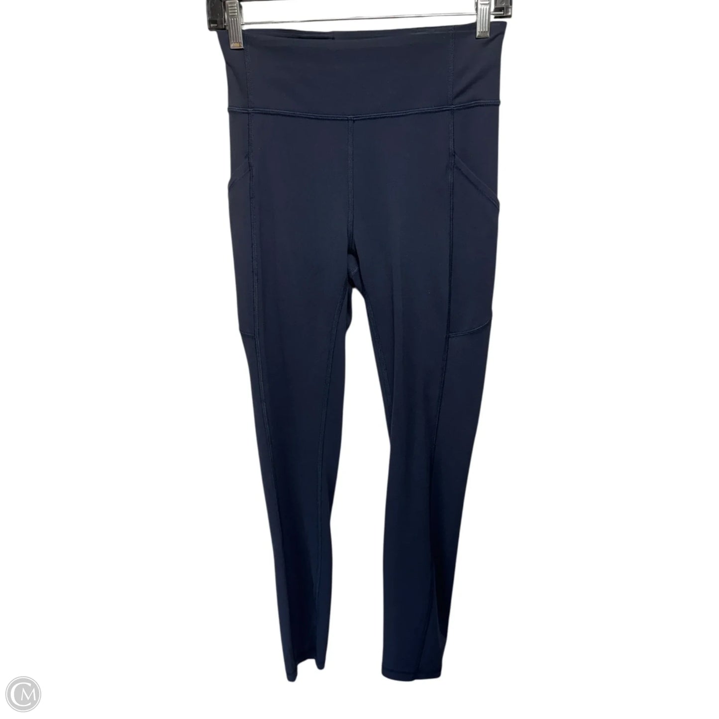 Athletic Leggings By Lululemon In Navy, Size: 6