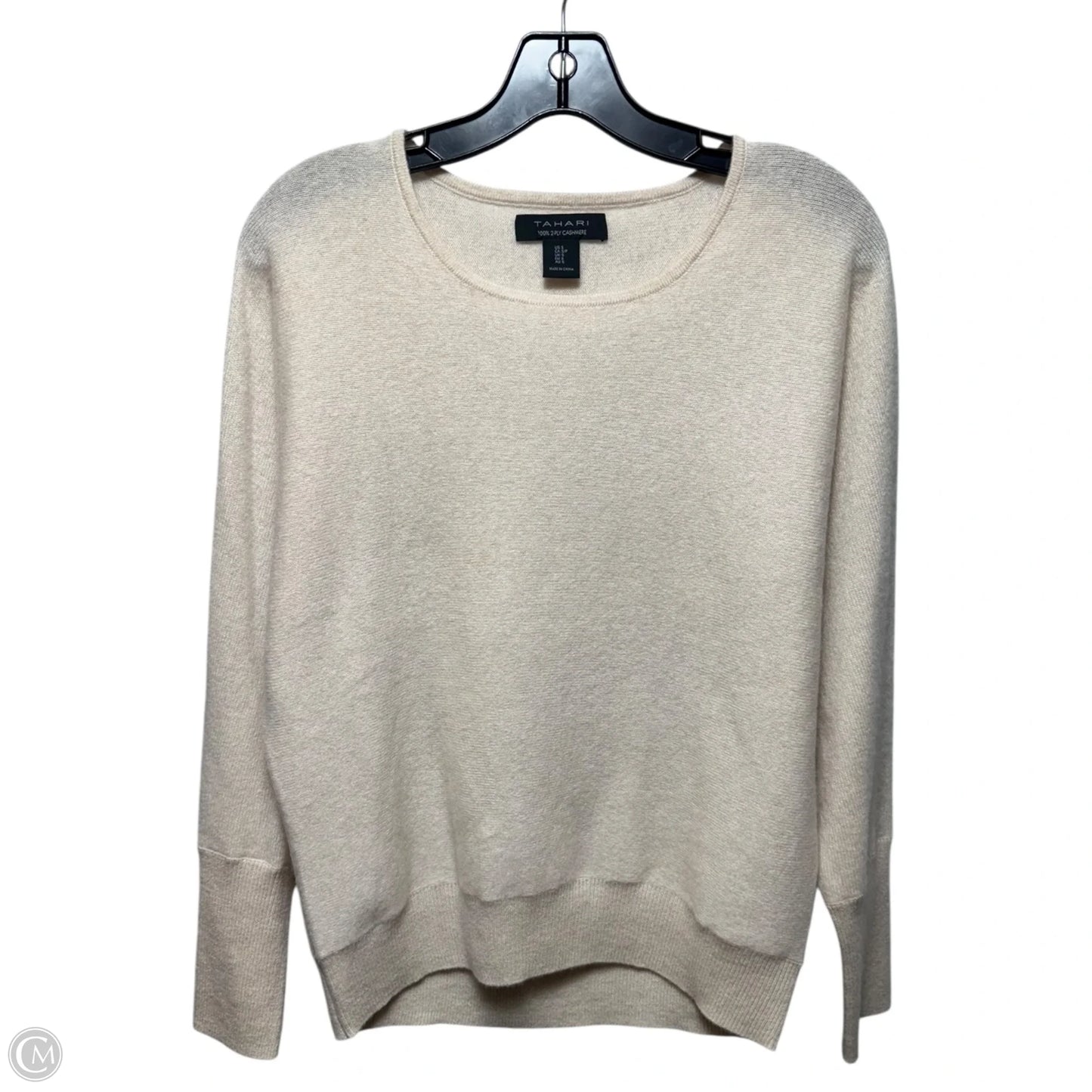 Sweater Cashmere By Tahari In Cream, Size: S