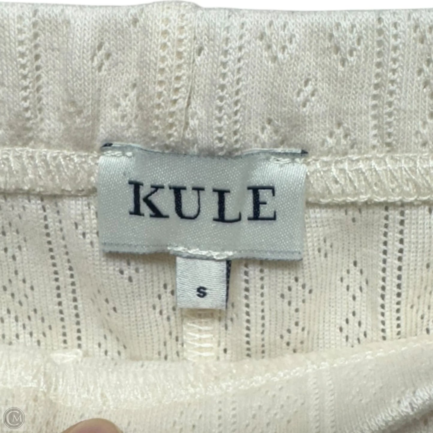 Pointelle Pants Lounge By Kule In Cream, Size: S