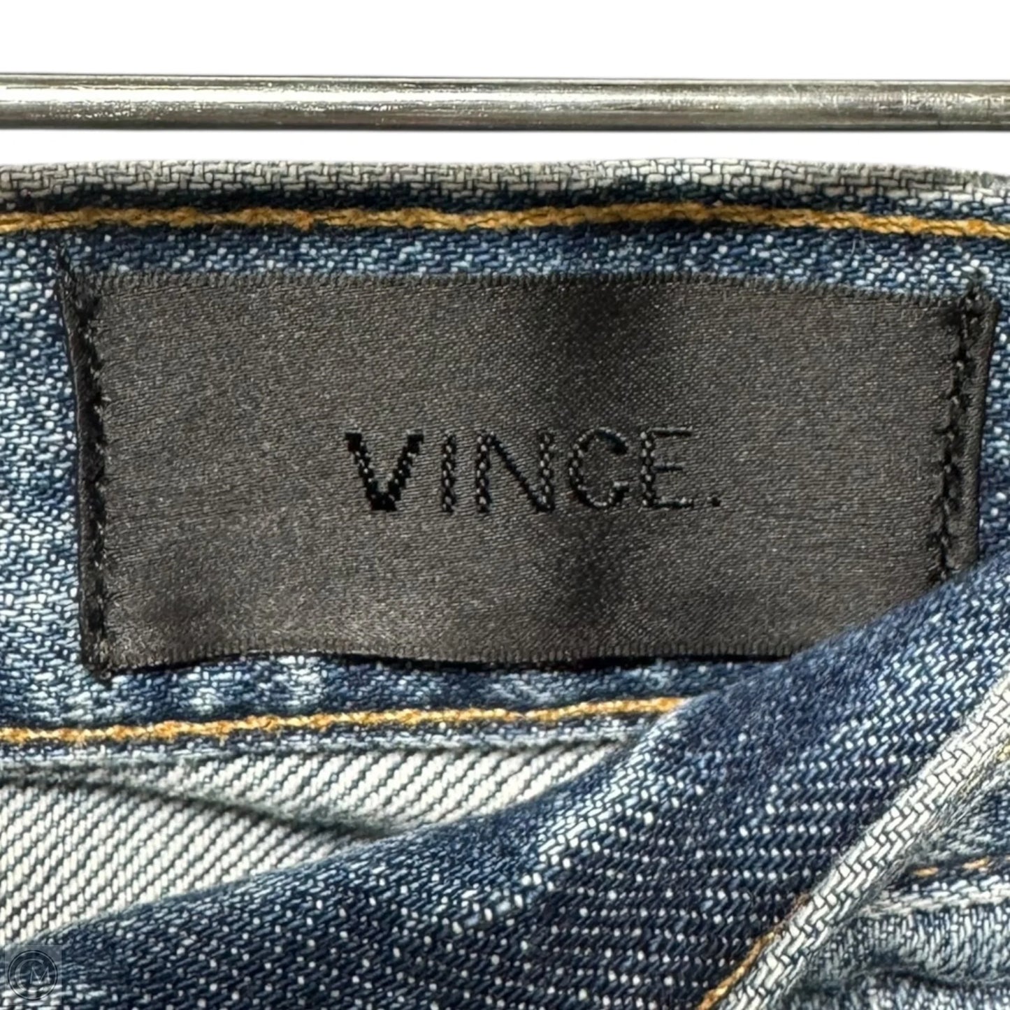 Jeans Skinny By Vince In Blue Denim, Size: 4
