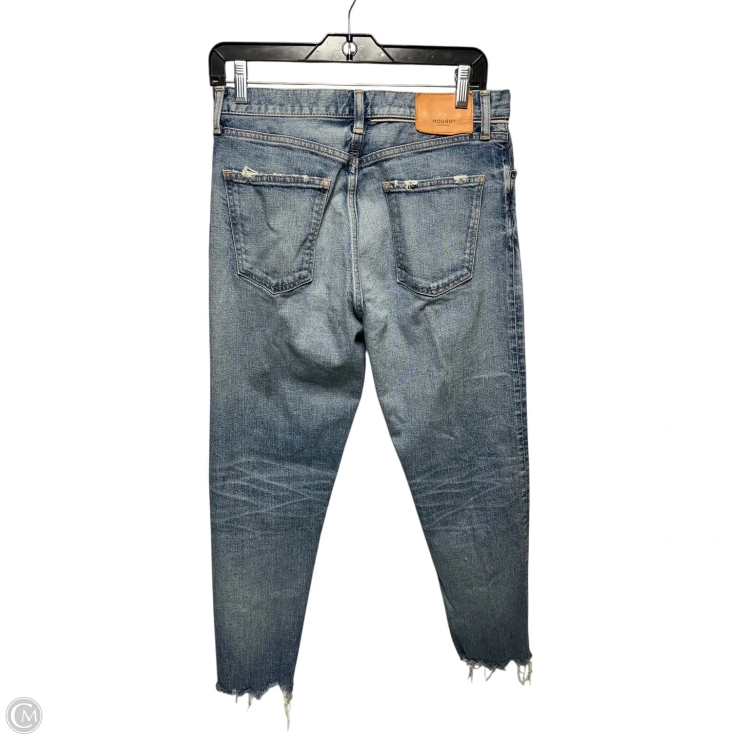 Distressed Jeans Skinny By Moussy In Blue Denim, Size: 4