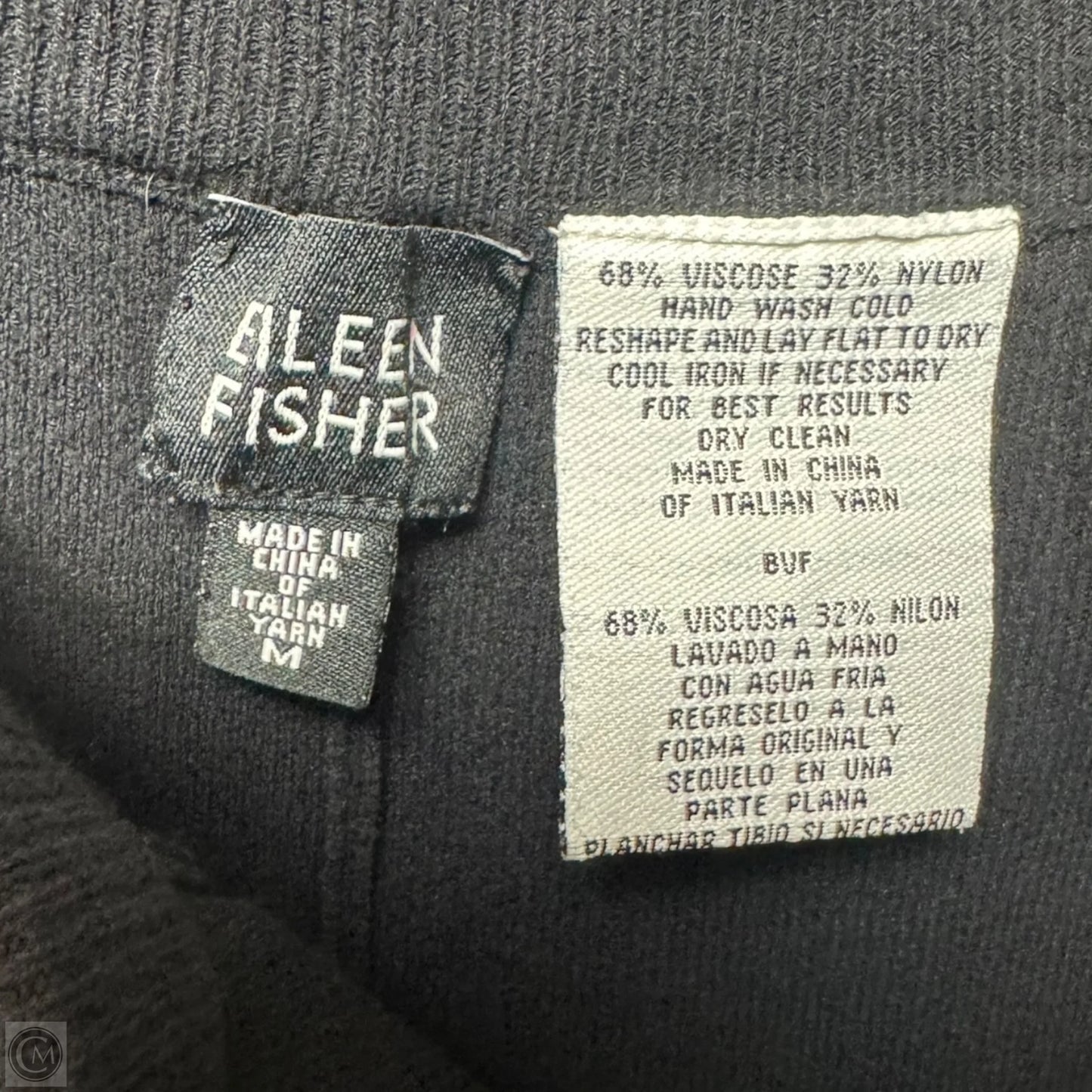 Knit Pants Lounge By Eileen Fisher In Black, Size: M