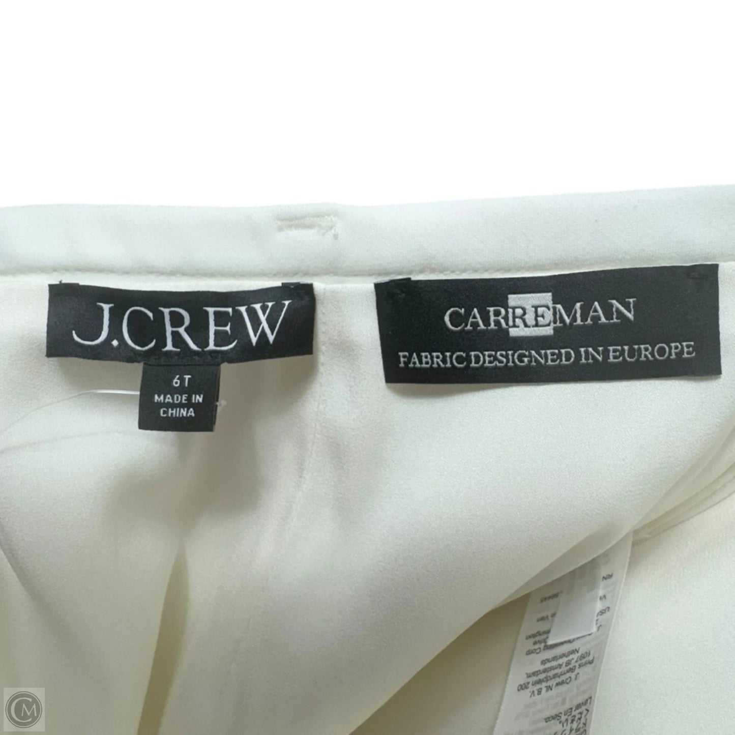 Skirt Midi By J. Crew X Carreman In Cream, Size: 6 Tall