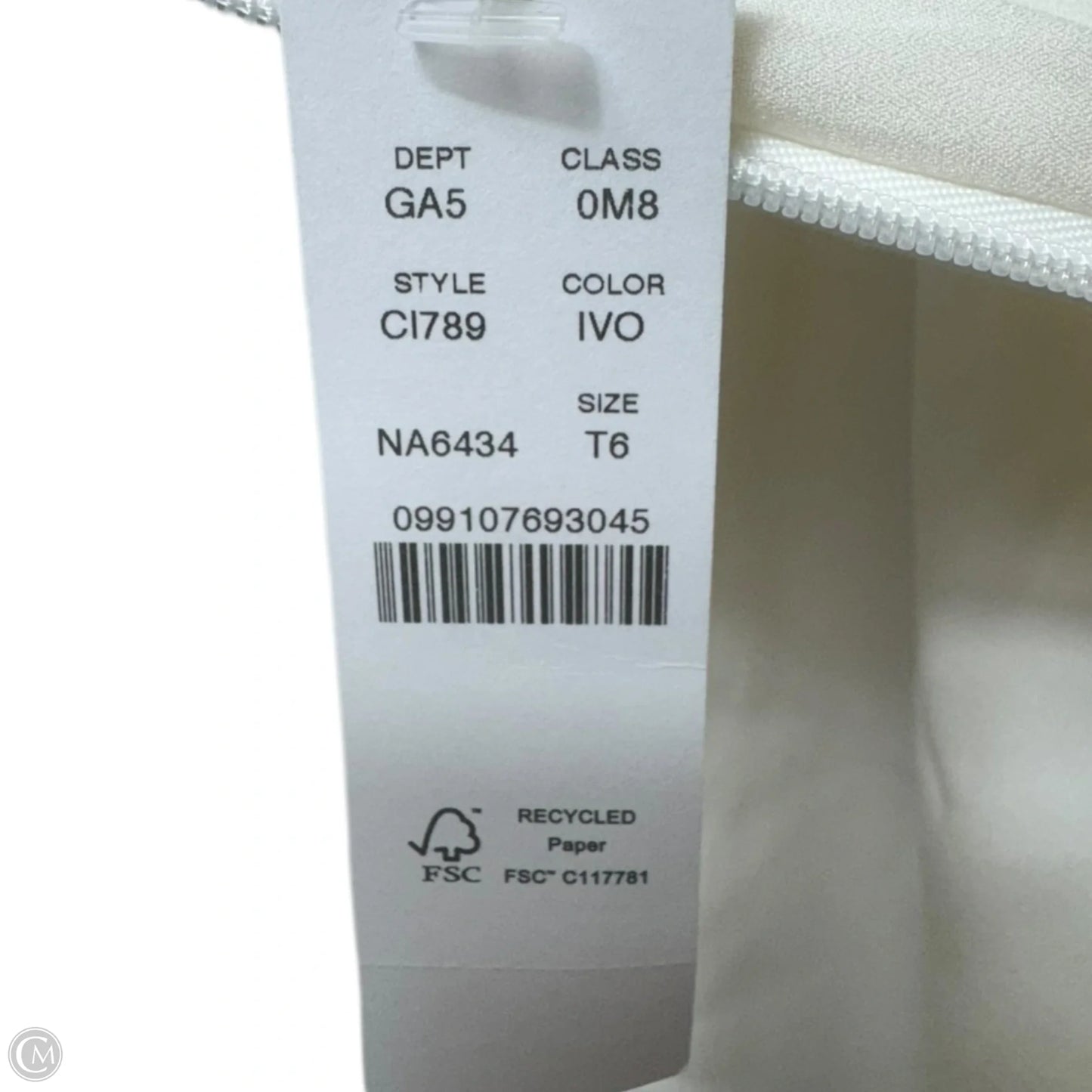 Skirt Midi By J. Crew X Carreman In Cream, Size: 6 Tall