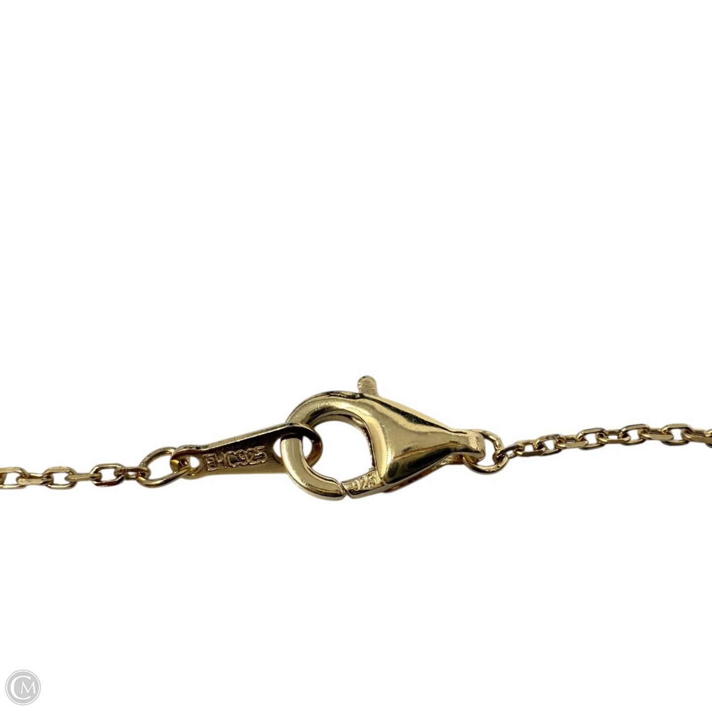 3 Pavé Clover Gold Over Sterling Silver Bracelet