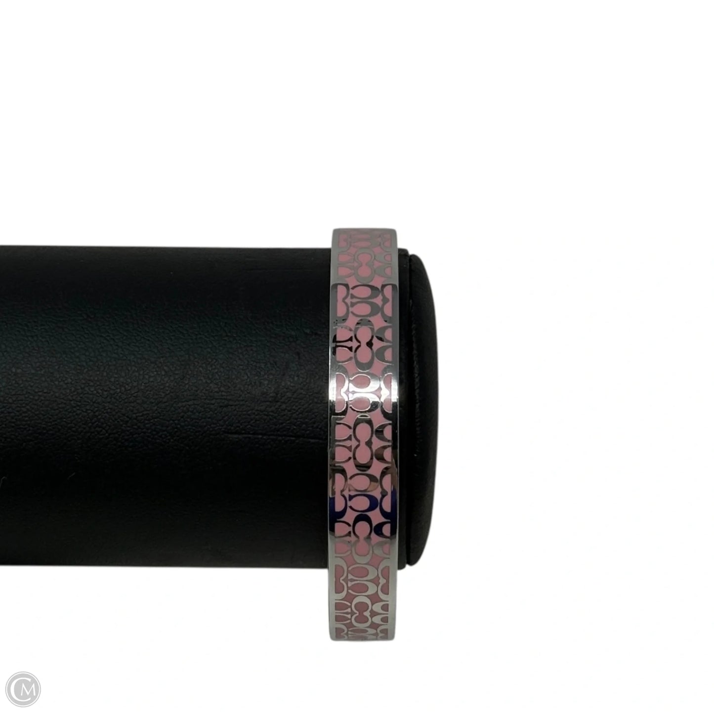 Signature C Hinged Bangle Bracelet Designer By Coach