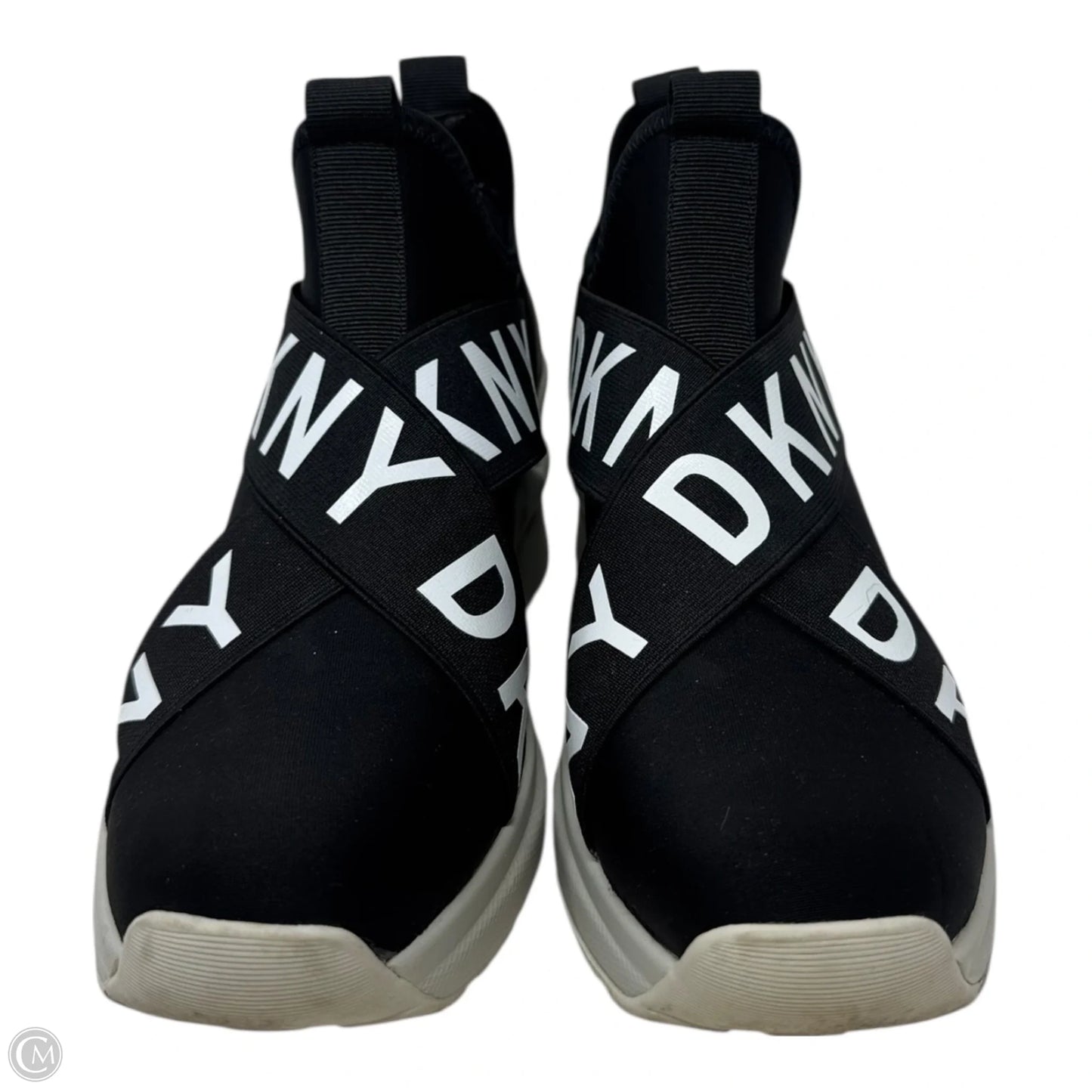 Shoes Sneakers By Dkny In Black & White, Size: 7.5