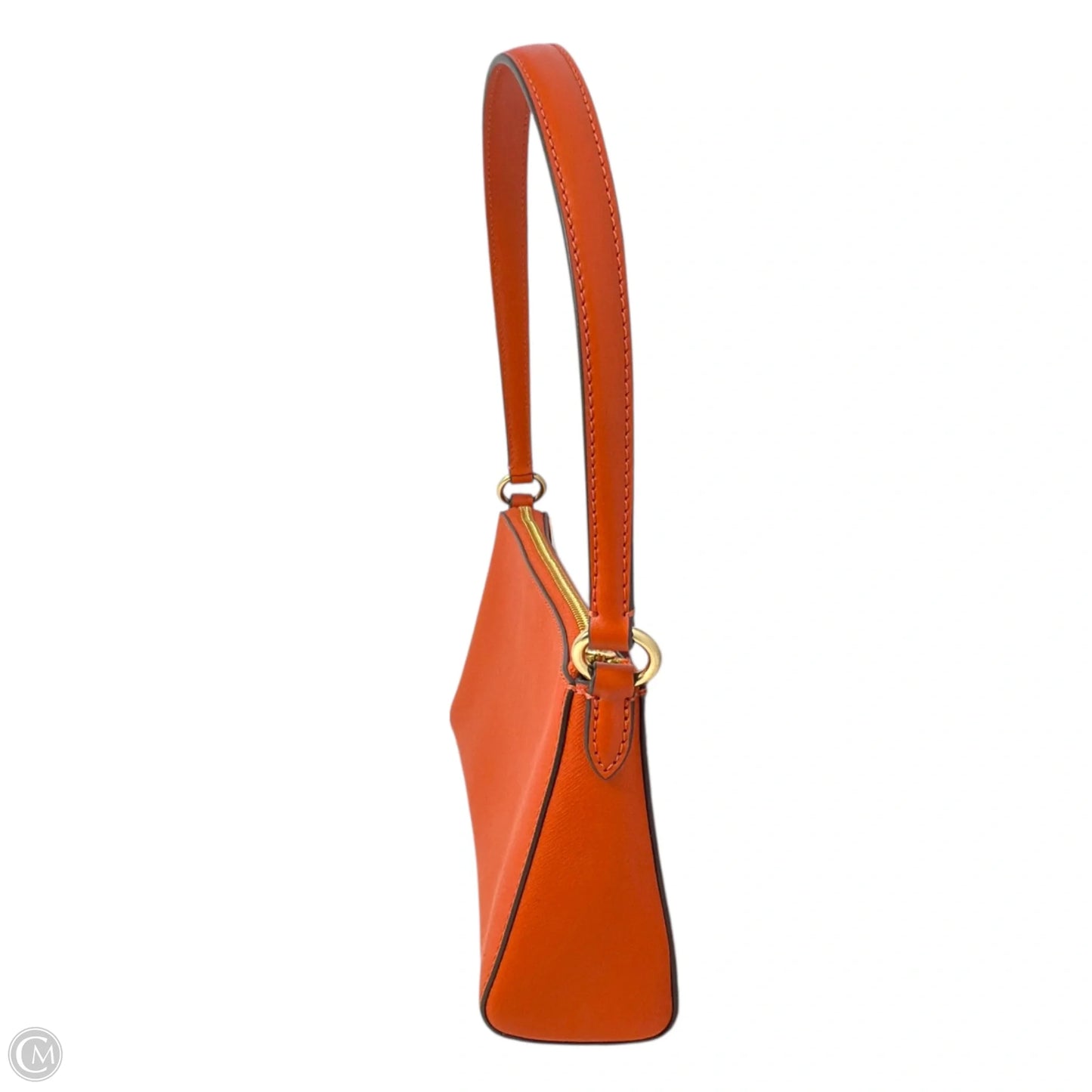 Vincent Saffiano Leather Pochette Designer By Michael Kors, Size: Medium