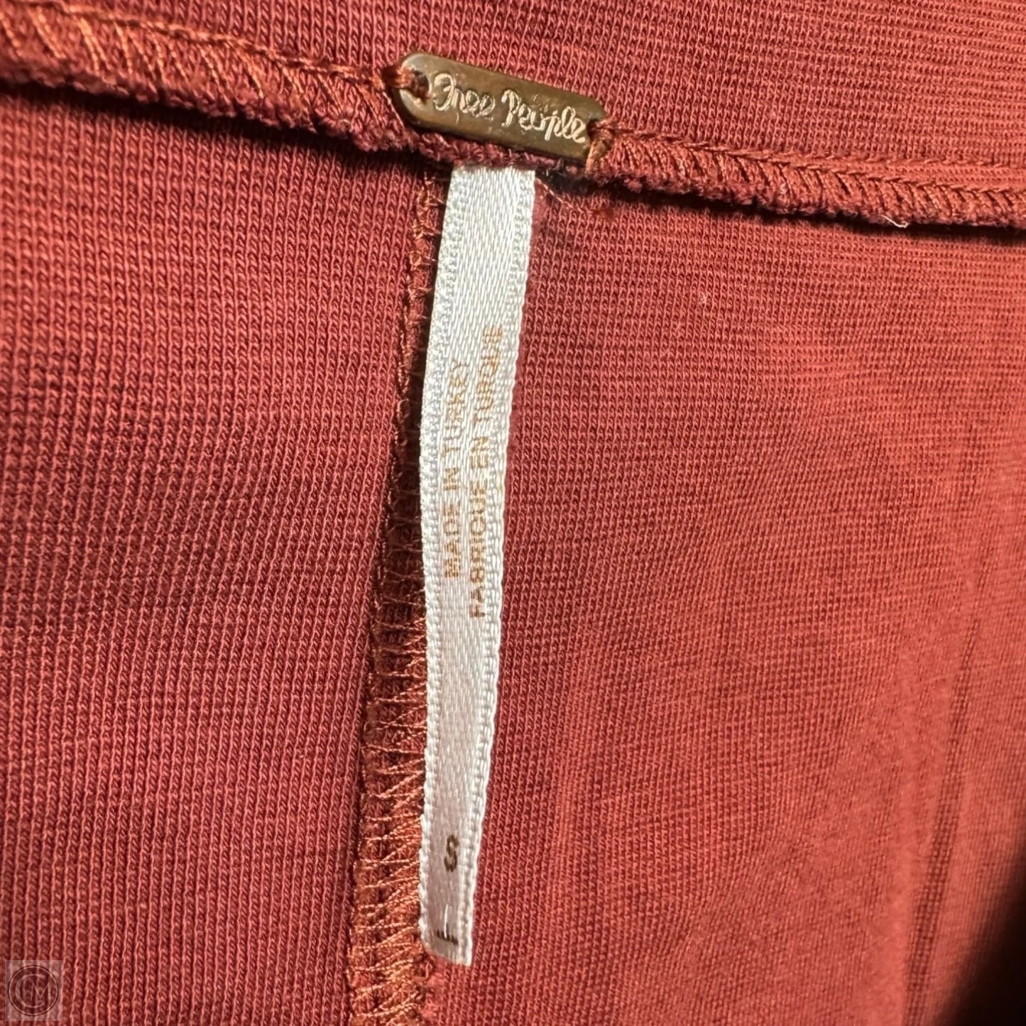 Top Long Sleeve By Free People In Copper, Size: S