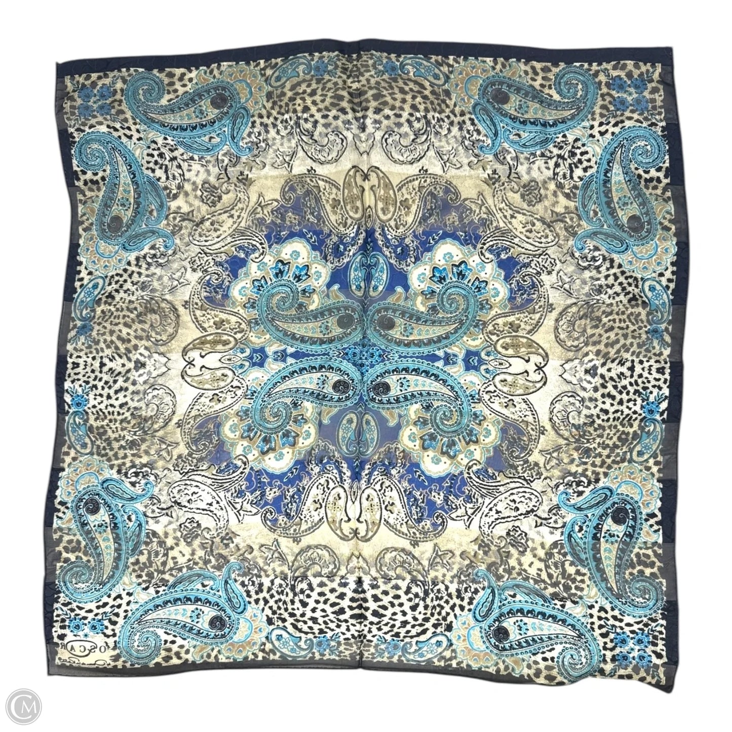 Silk Small Scarf Square By Oscar By Oscar De La Renta