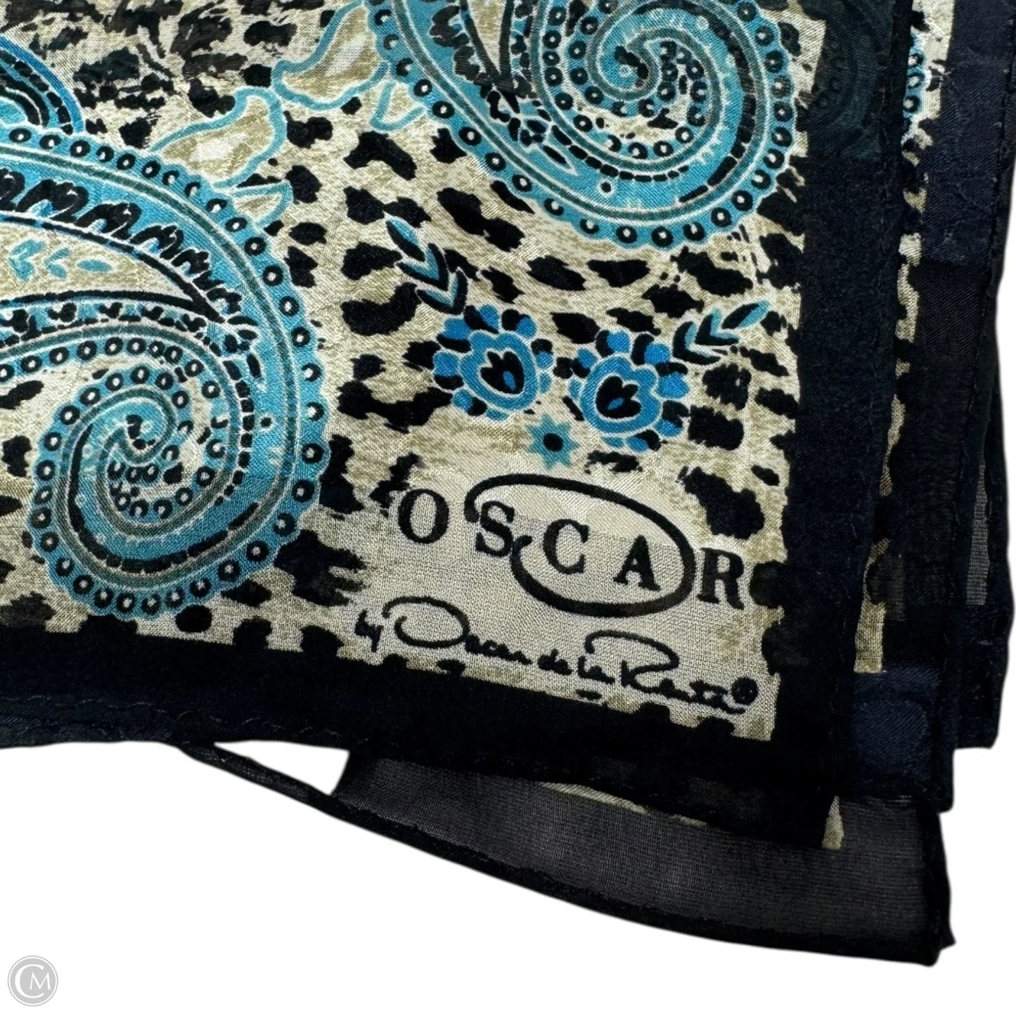 Silk Small Scarf Square By Oscar By Oscar De La Renta