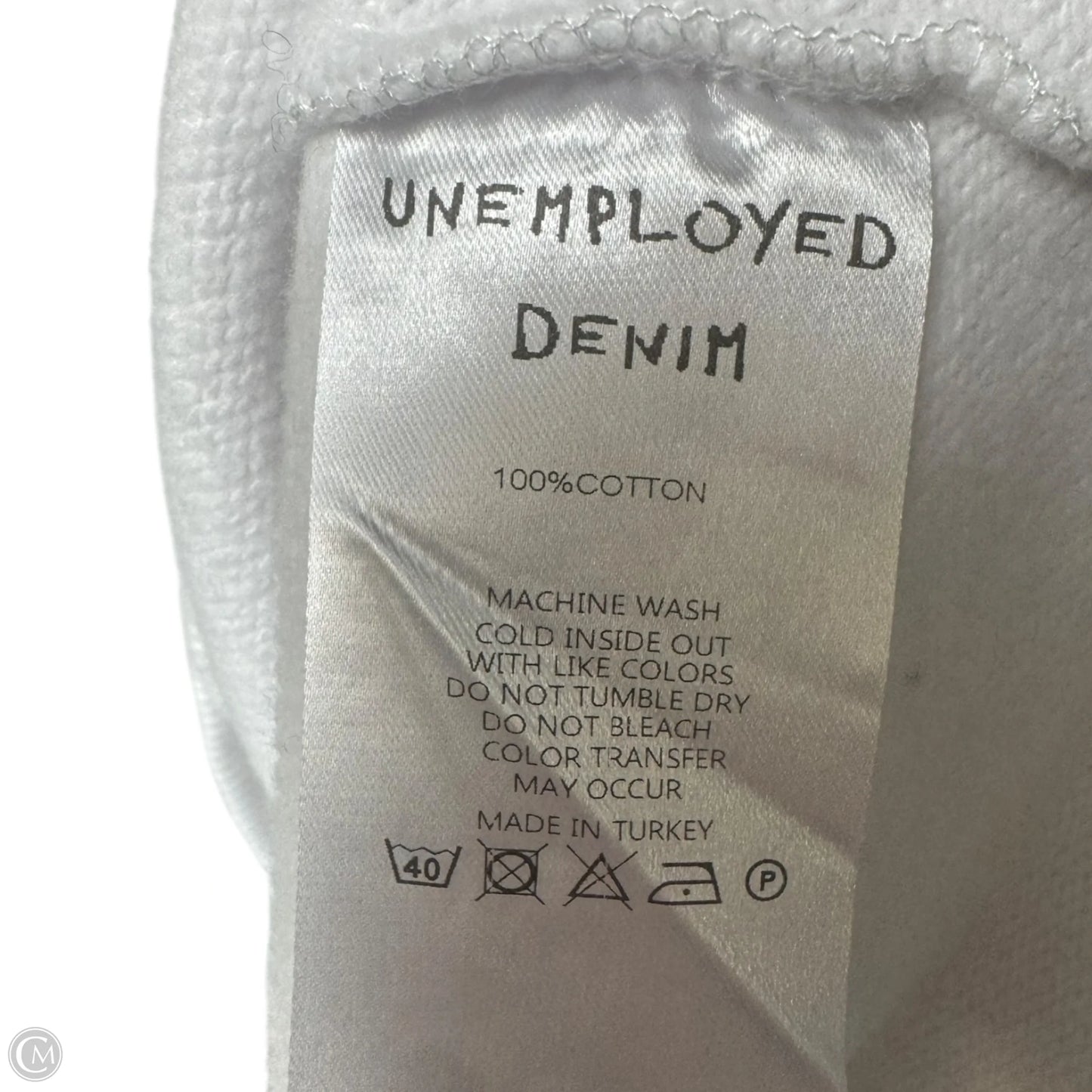 Sweatshirt Crewneck By unemployed denim In White, Size: M