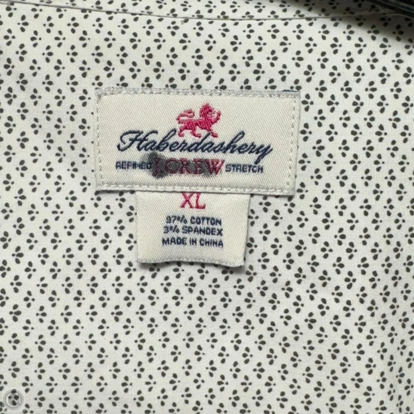 Top Long Sleeve By J. Crew In Black & White, Size: Xl