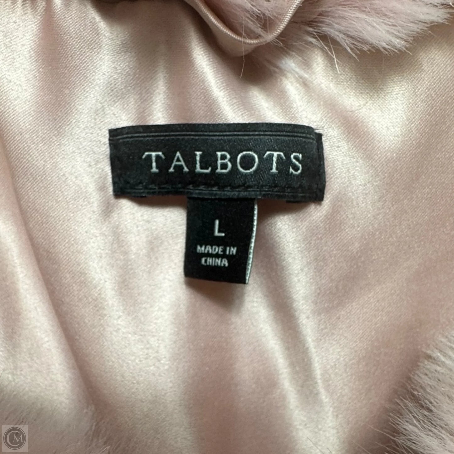 Vest Faux Fur & Sherpa By Talbots In Pink, Size: L
