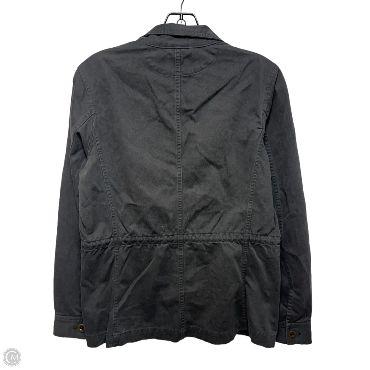 Jacket Utility By Garnet Hill In Grey, Size: 4