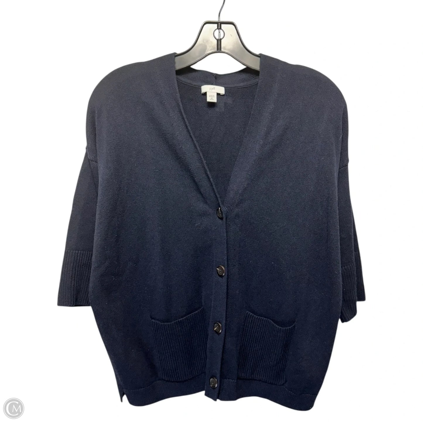 Sweater Cardigan By J. Jill In Navy, Size: Xsp