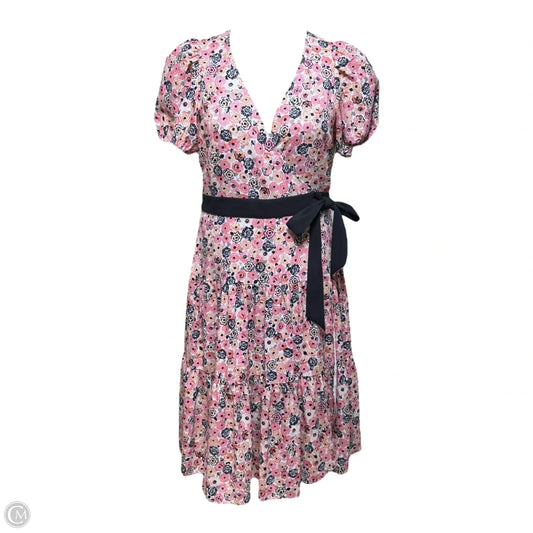 Rosette Blooms Wrap Dress Designer By Kate Spade In Floral Print, Size: M