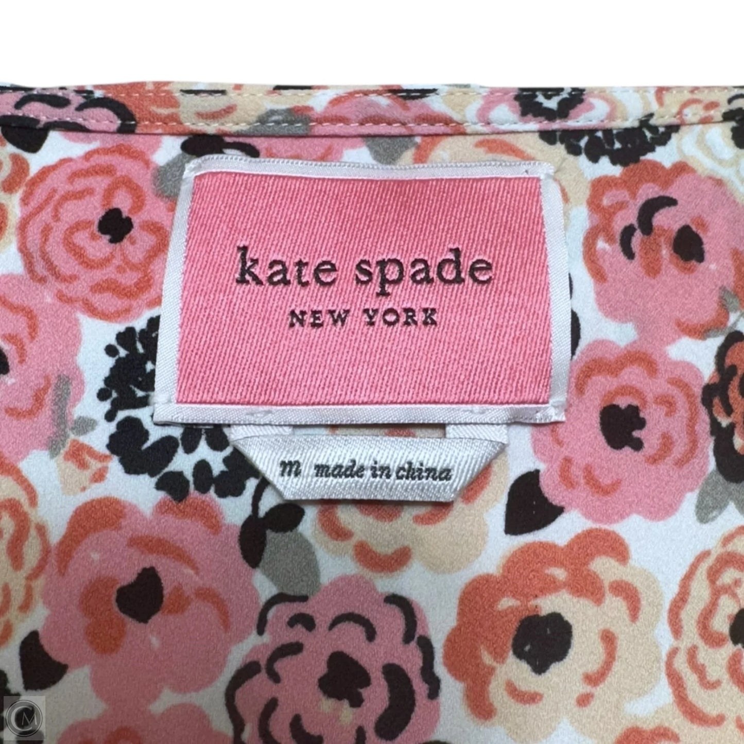 Rosette Blooms Wrap Dress Designer By Kate Spade In Floral Print, Size: M