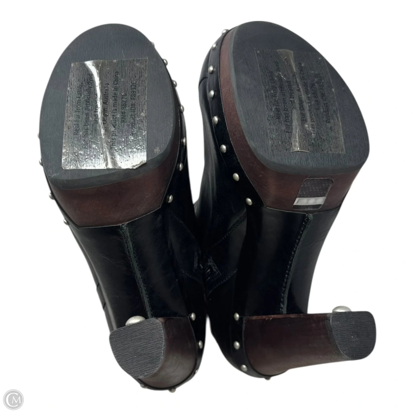 Ambrogia Studded Boots Designer By Ugg In Black, Size: 9.5