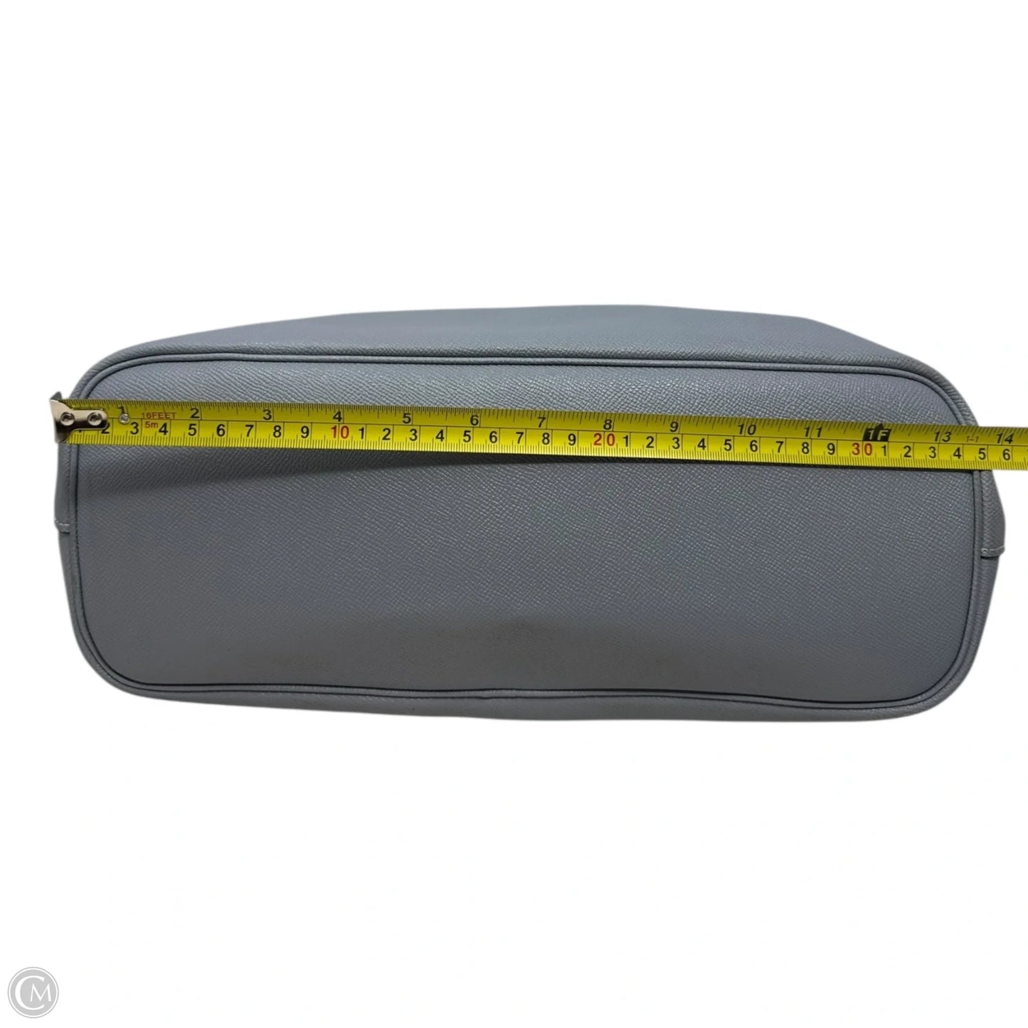 Gallery Tote Leather Handbag Designer By Coach, Size: Medium