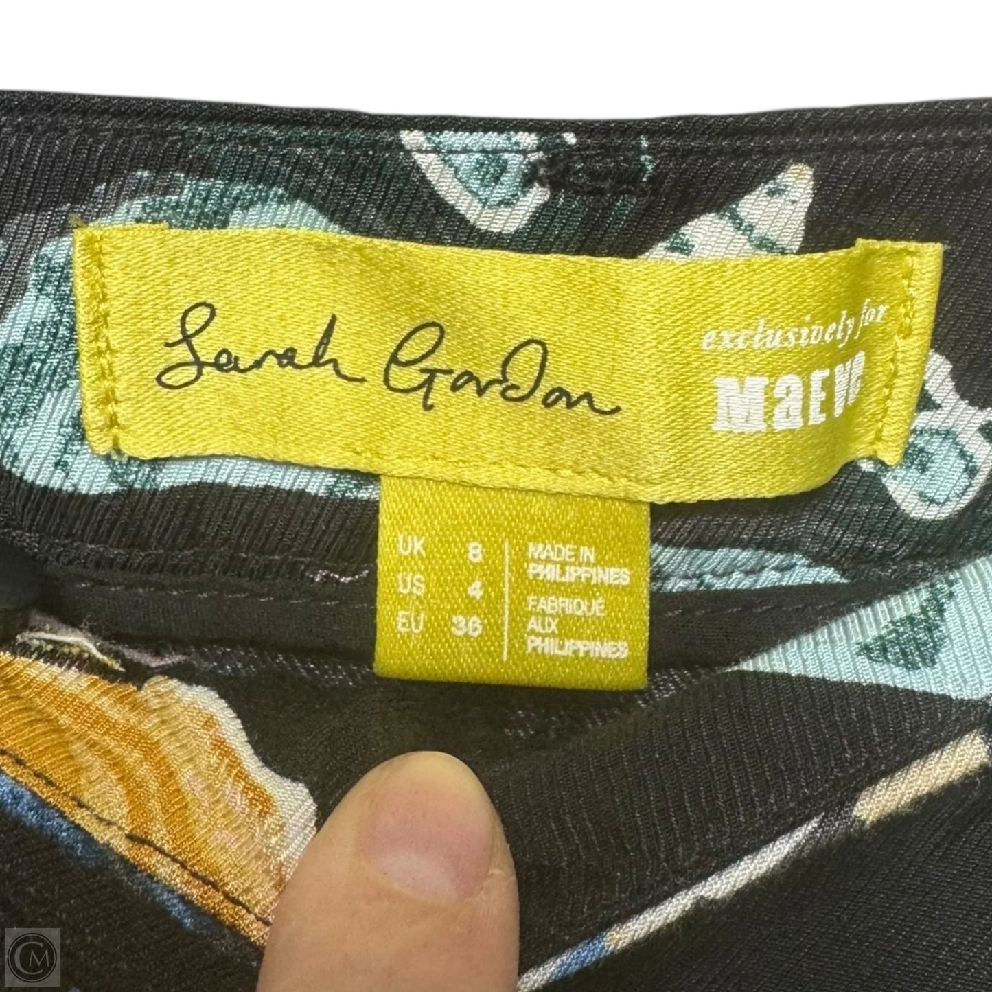 Printed Wide Leg Pants By Sarah Gordon X Maeve In Animal Print, Size: 4