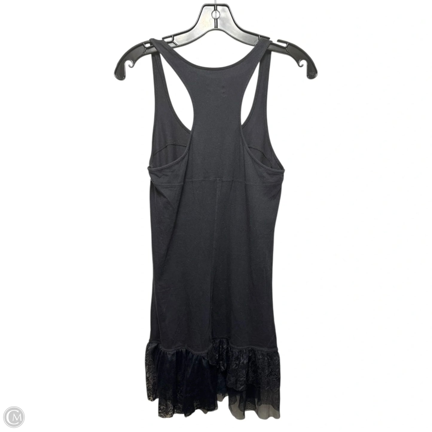 Lace Hem Mini Slip Dress By Free People In Black, Size: M