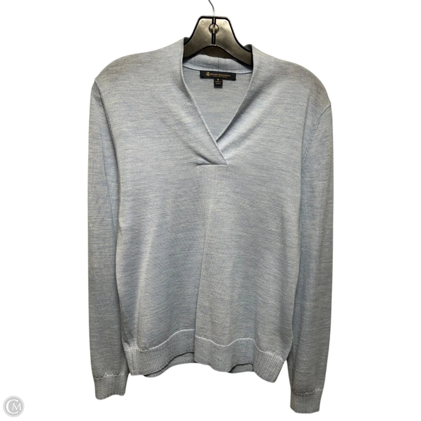 Merino Sweater By Brooks Brothers In Blue, Size: M
