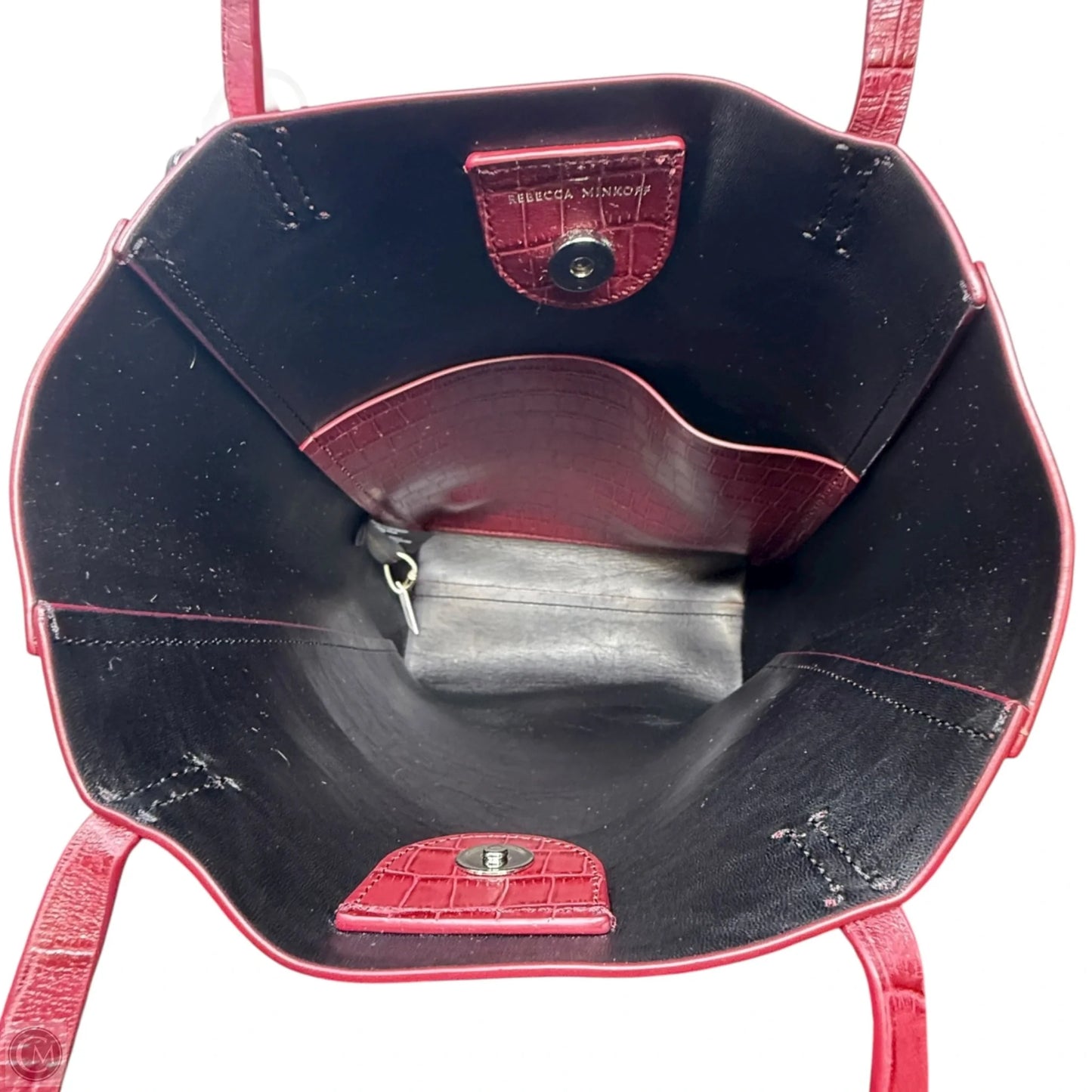 Stella Small Tote Designer By Rebecca Minkoff In Pinot Noir, Size: Medium