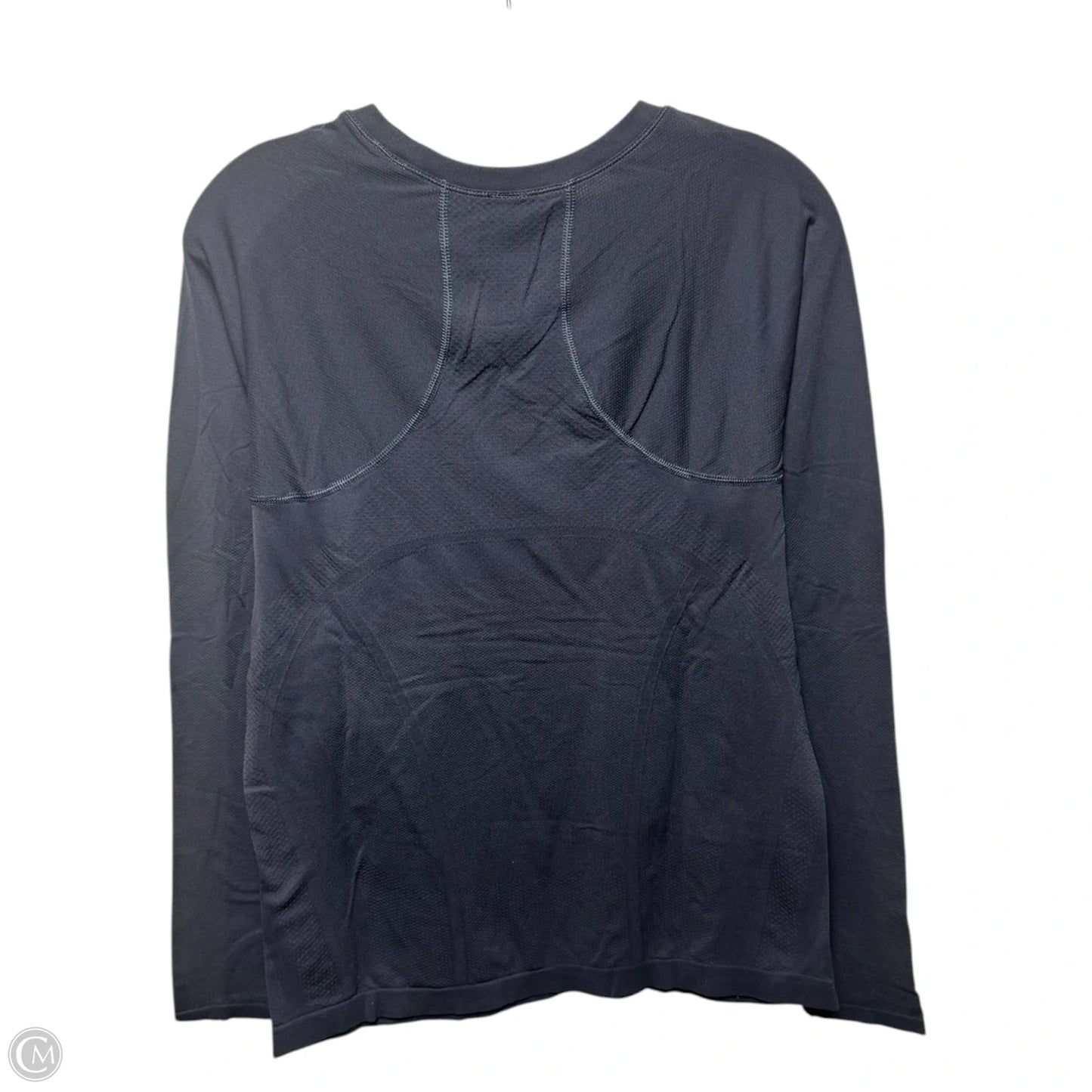 Momentum Athletic Top Long Sleeve Crewneck By Athleta In Navy, Size: L
