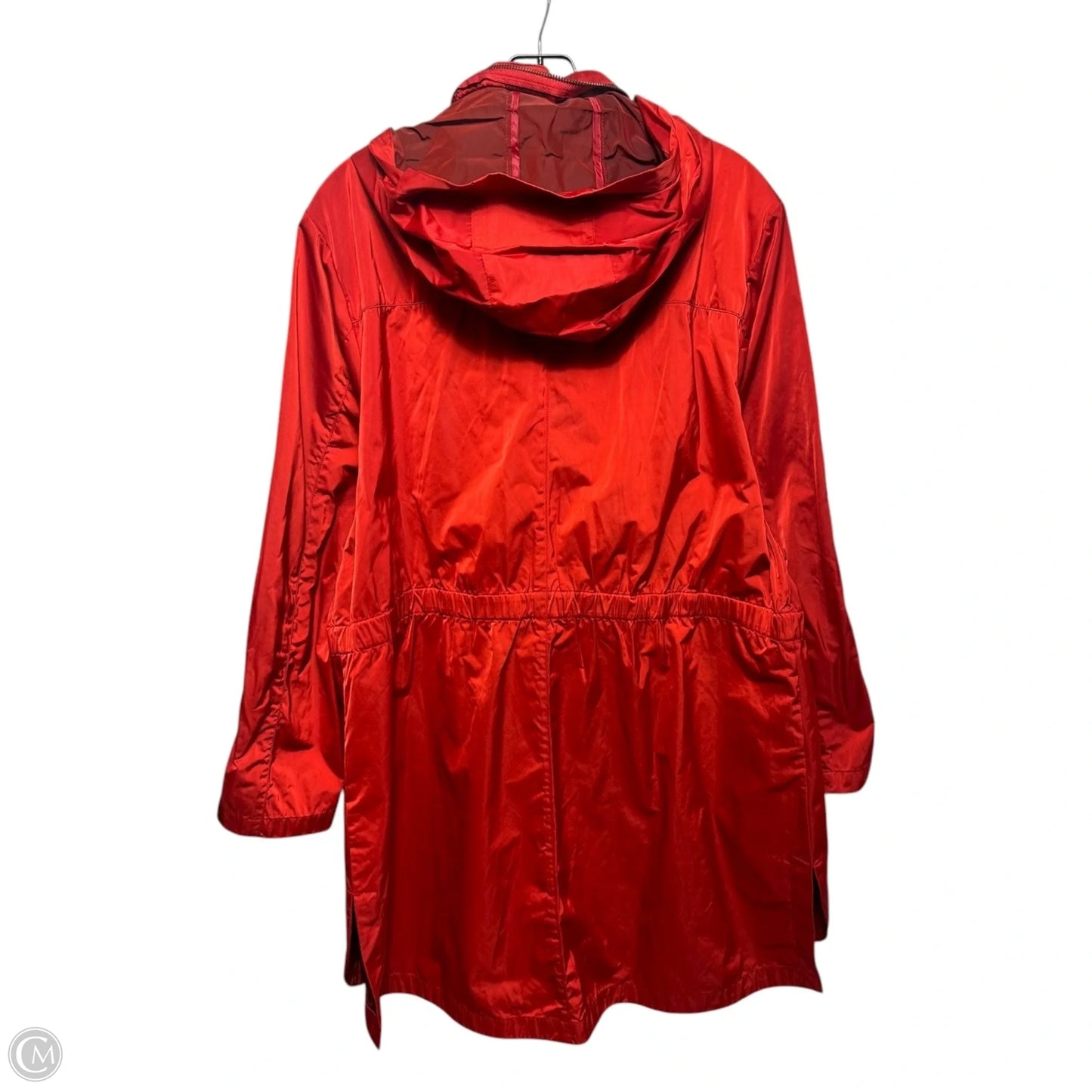Water Resistant Lightweight Shell Jacket By Yarra Trail In Red, Size: 18