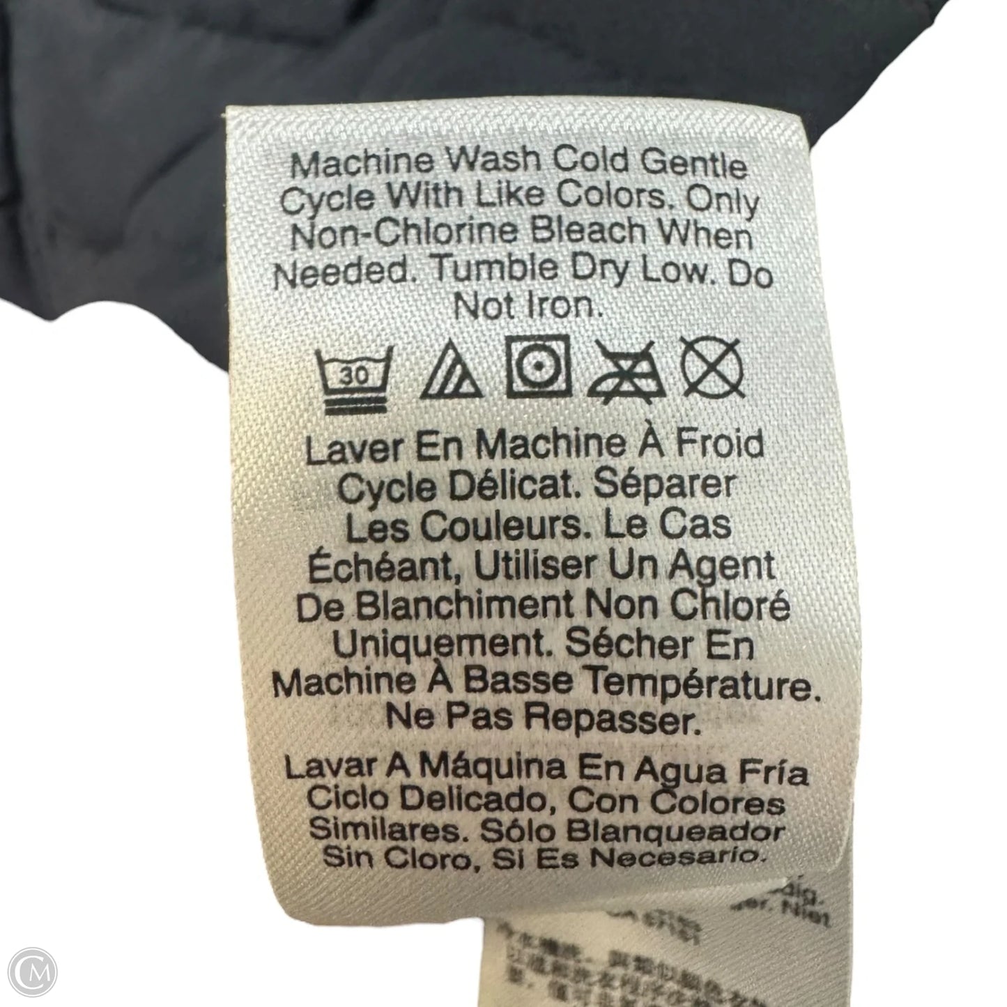 Jacket Puffer & Quilted By Dkny In Black, Size: M