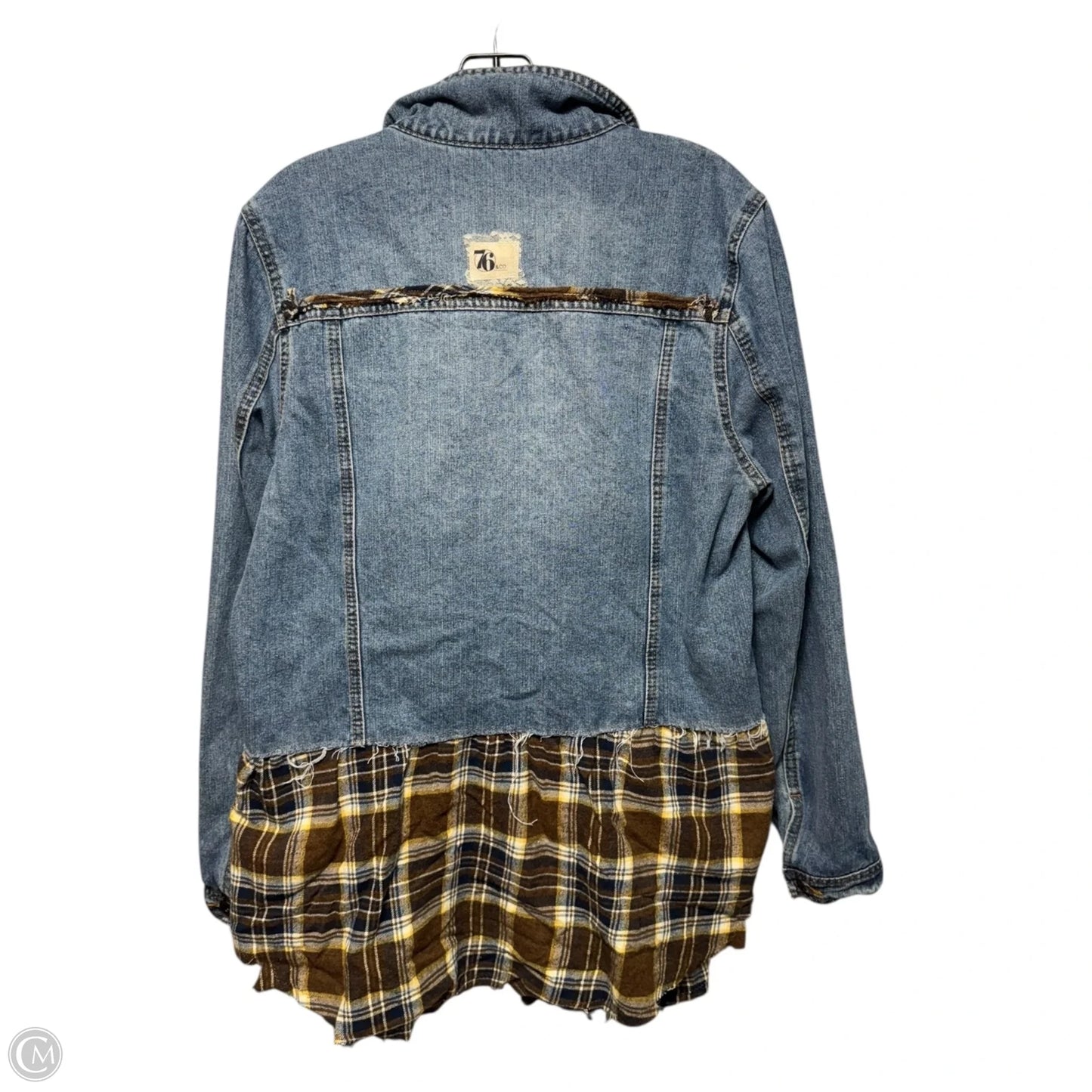 Jacket Denim By Highway In Multi-colored, Size: Xl