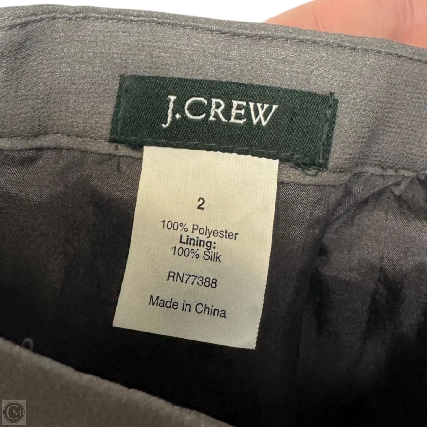 Silk Sequin Skirt Mini & Short By J. Crew In Silver, Size: 2